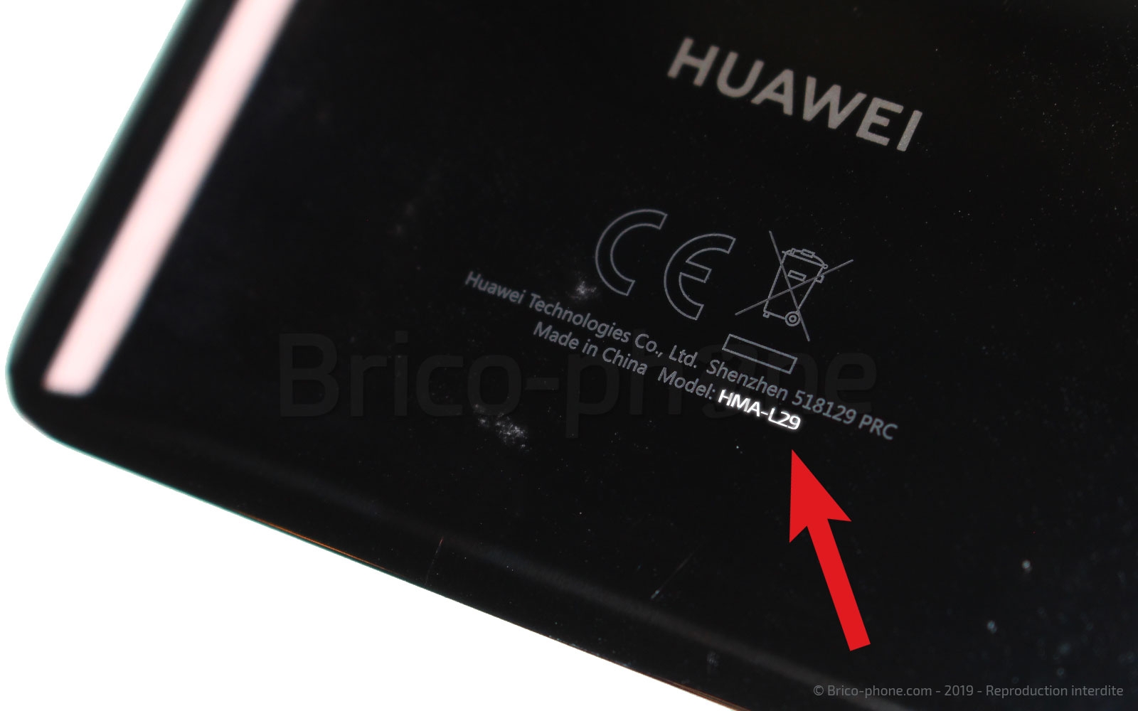 Changement de bloc écran avec batterie sur Mate 20 photo 1