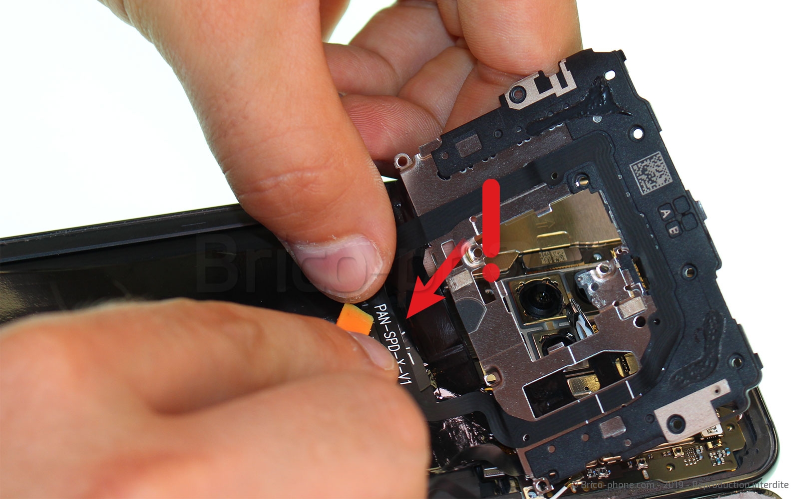 Changement de bloc écran avec batterie sur Mate 20 photo 2