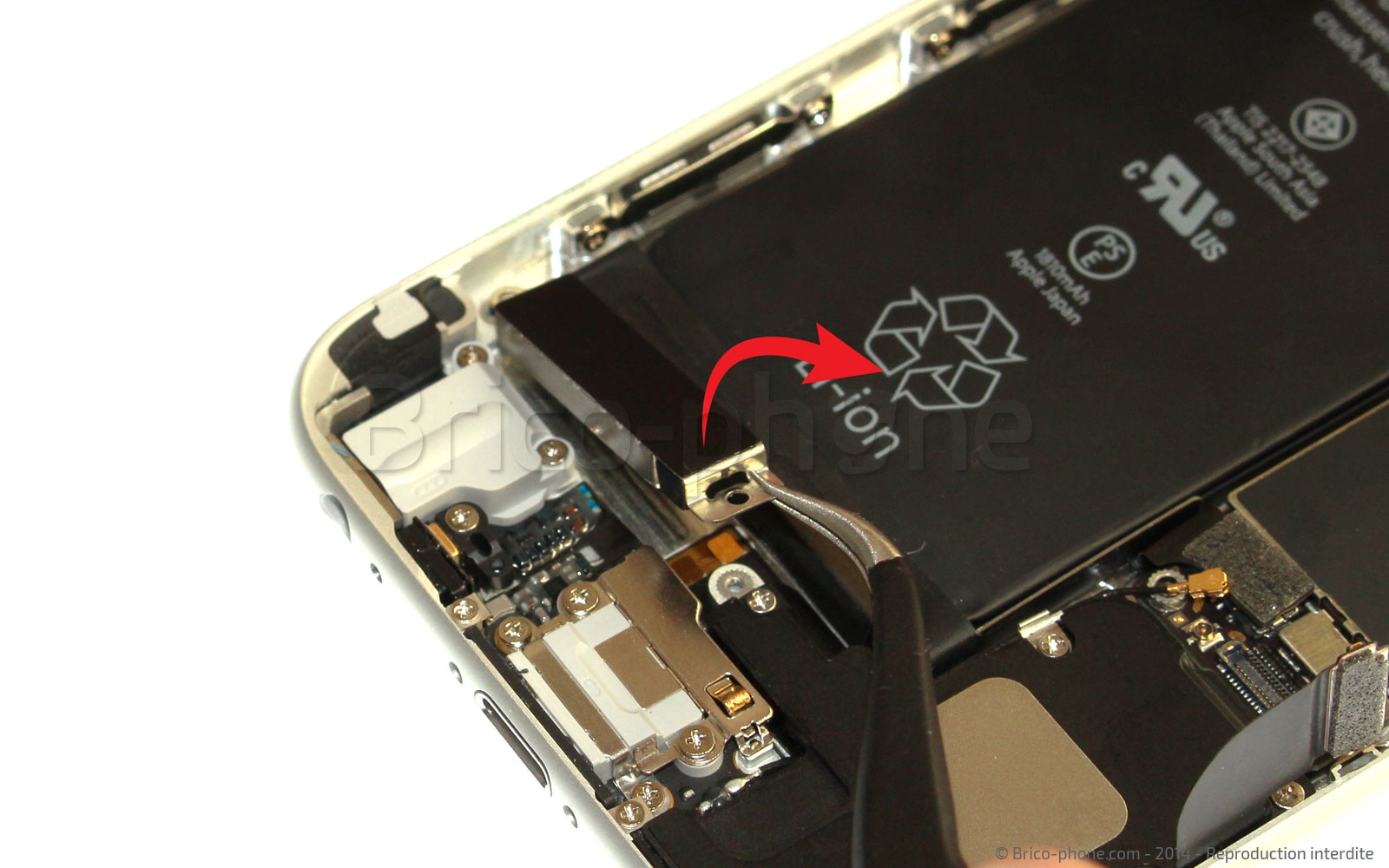 Changement de batterie sur iPhone 6 photo 2