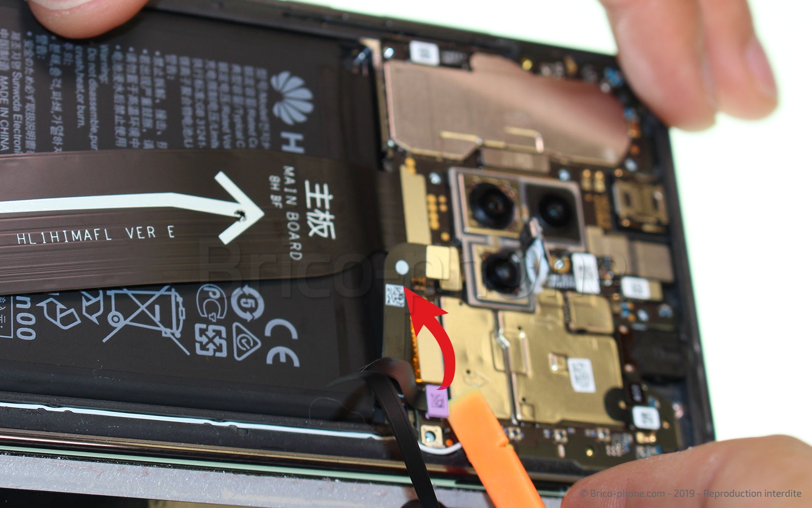 Changement de connecteur de charge sur Mate 20 photo 2