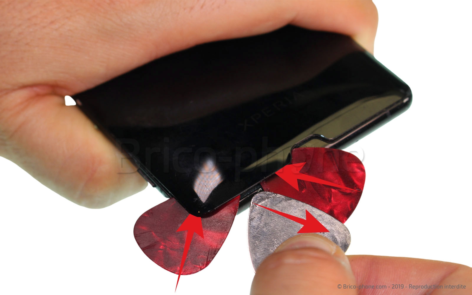 Changement du bloc écran sur Xperia XZ3 photo 2