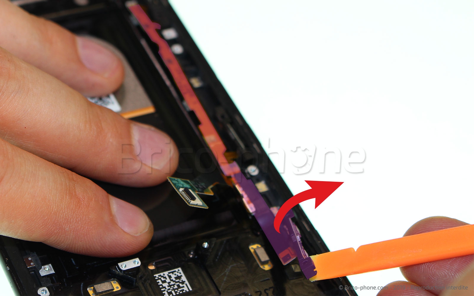 Changement du bloc écran sur Xperia XZ3 photo 2