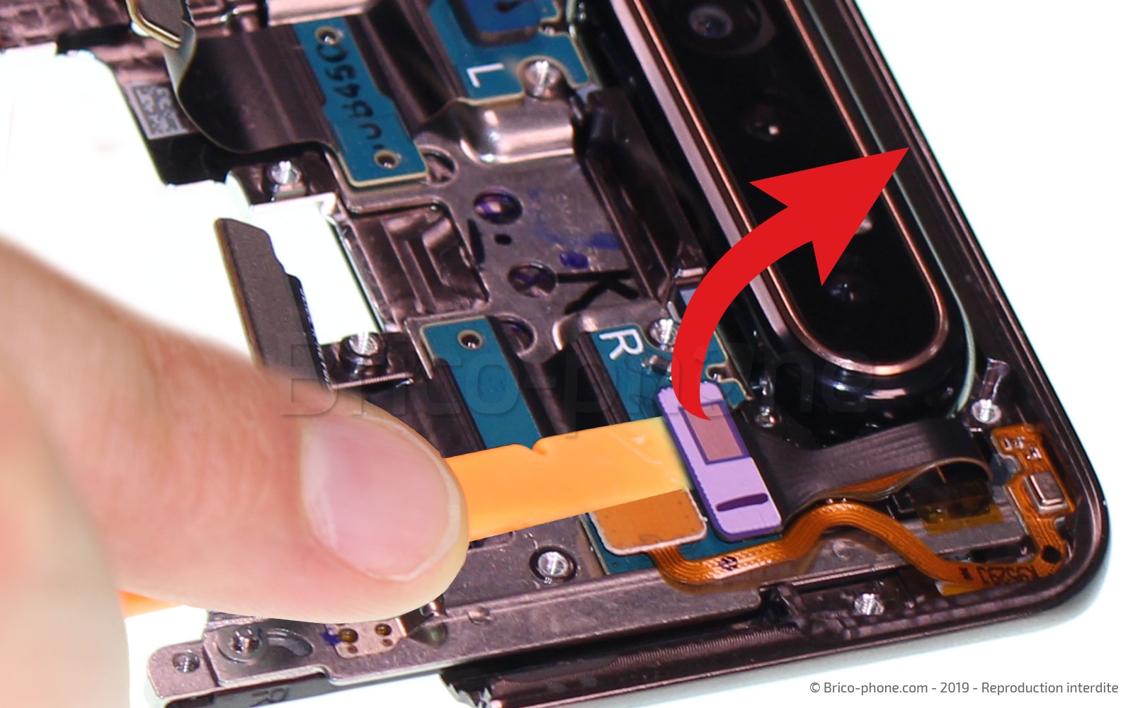 Démontage complet sur Galaxy A80 photo 2