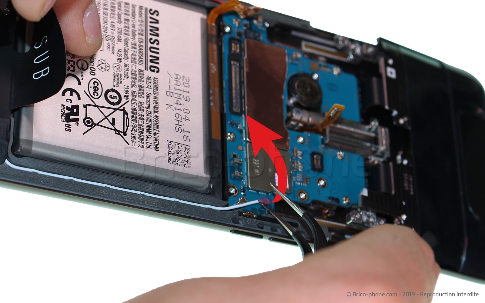 Démontage complet sur Galaxy A80 photo 2