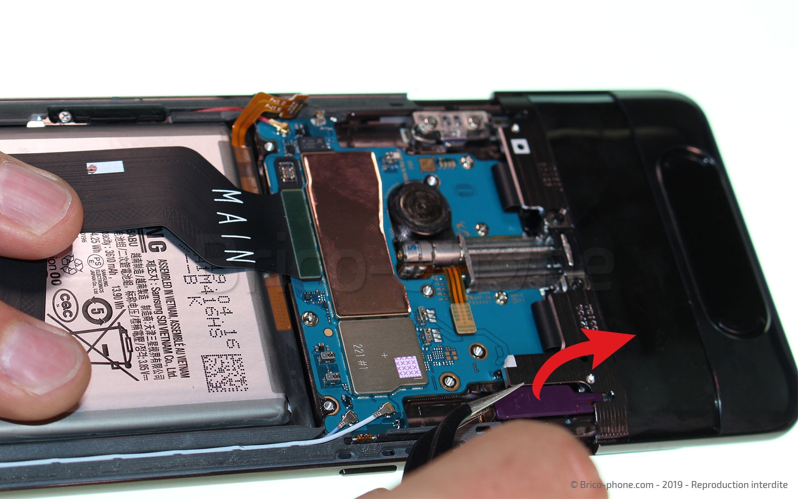 Démontage complet sur Galaxy A80 photo 1