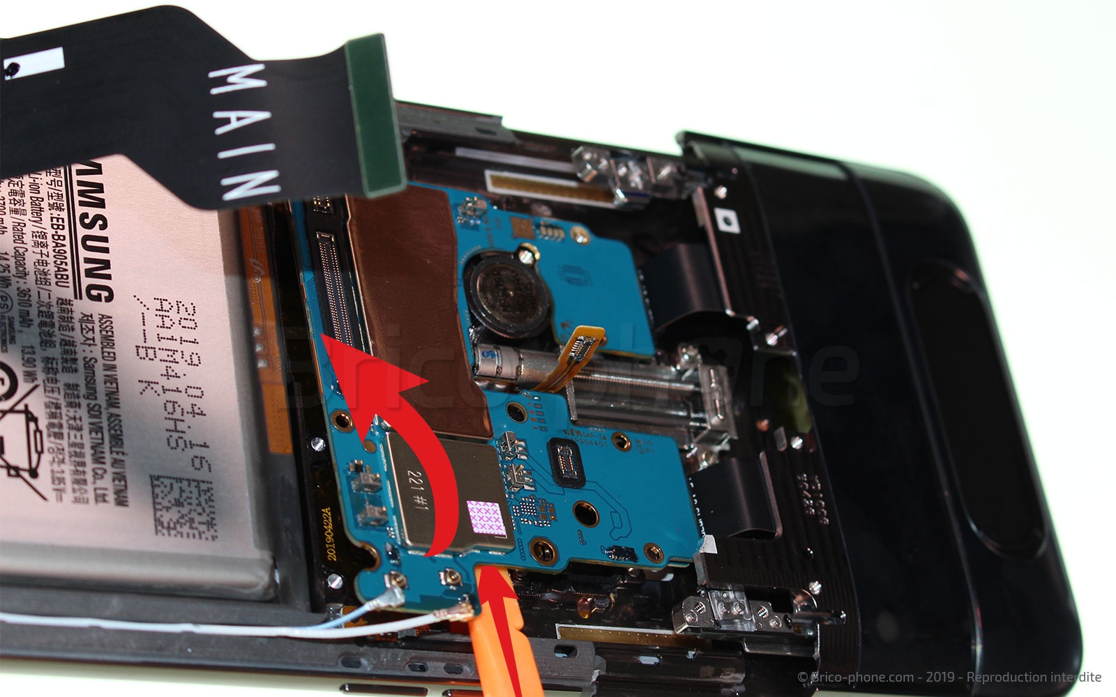 Démontage complet sur Galaxy A80 photo 2