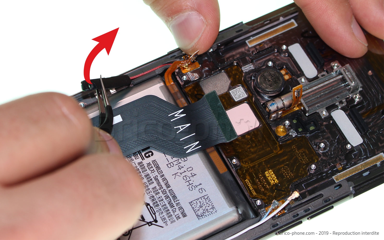 Démontage complet sur Galaxy A80 photo 2