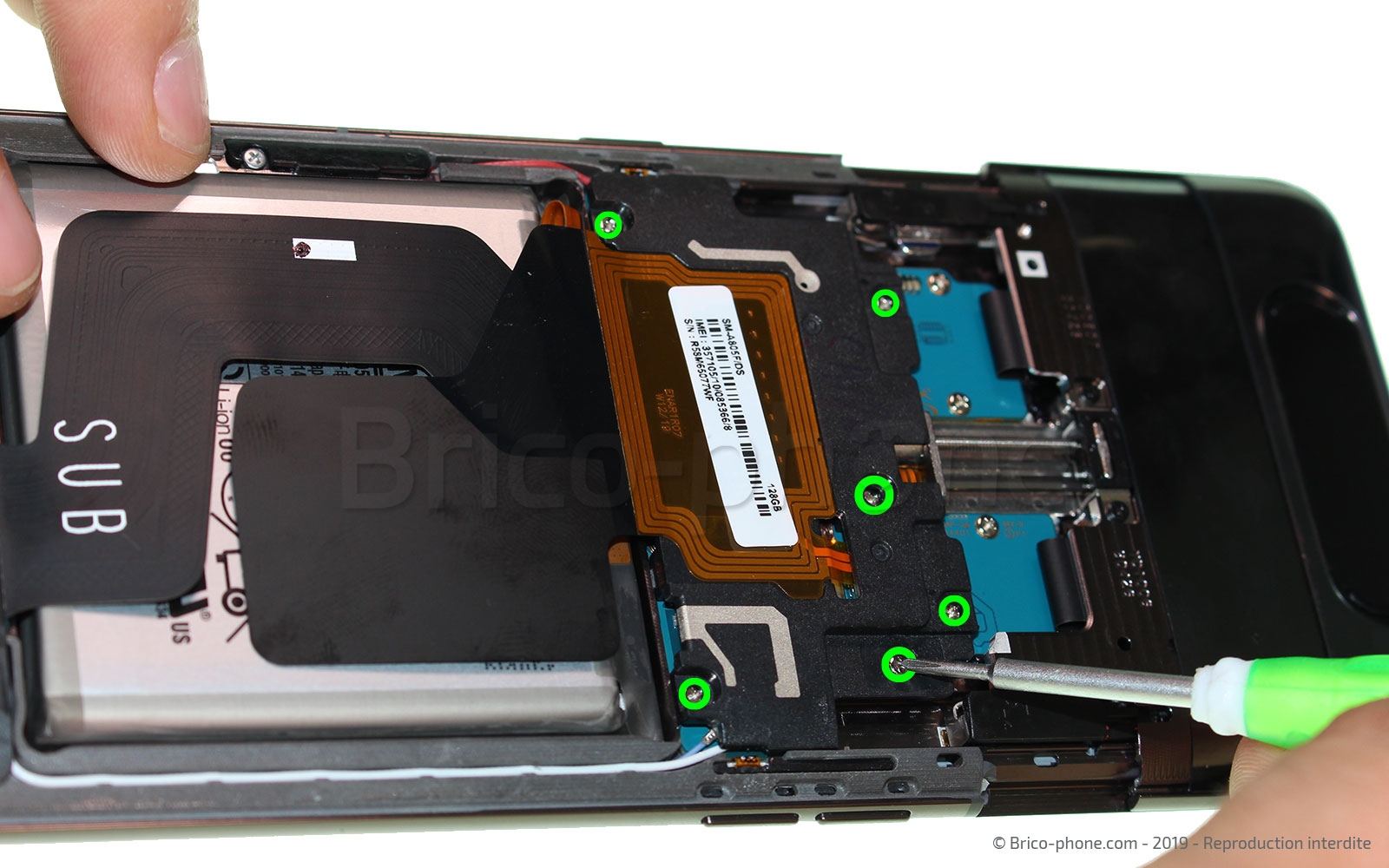 Démontage complet sur Galaxy A80 photo 1