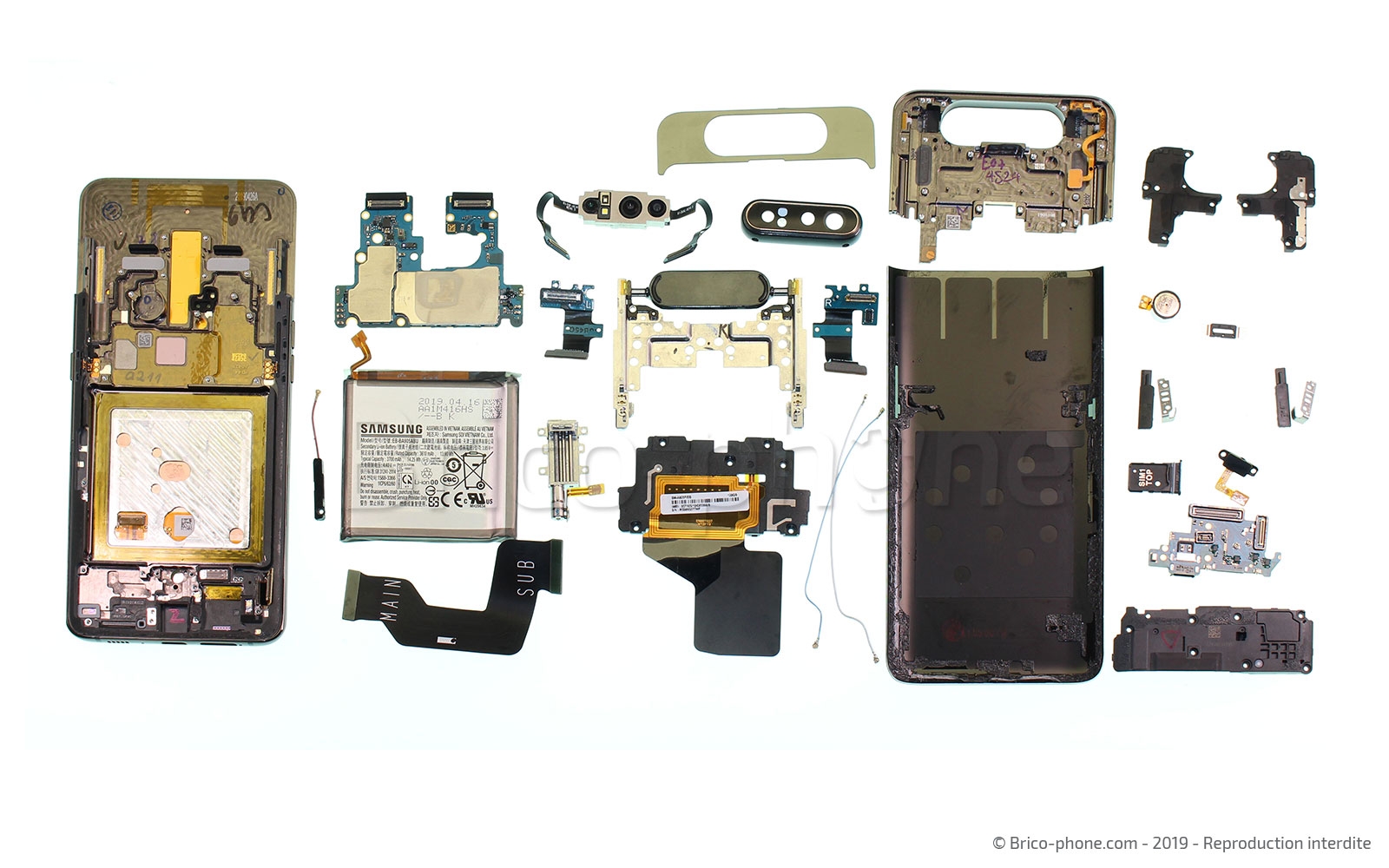 Démontage complet sur Galaxy A80 photo 1