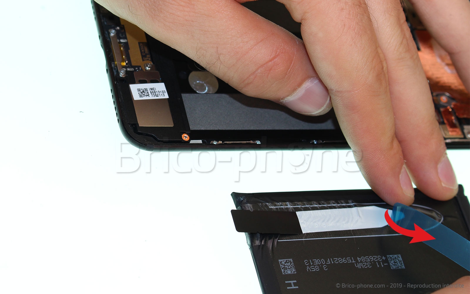 Changement de batterie sur Mi A2 photo 3