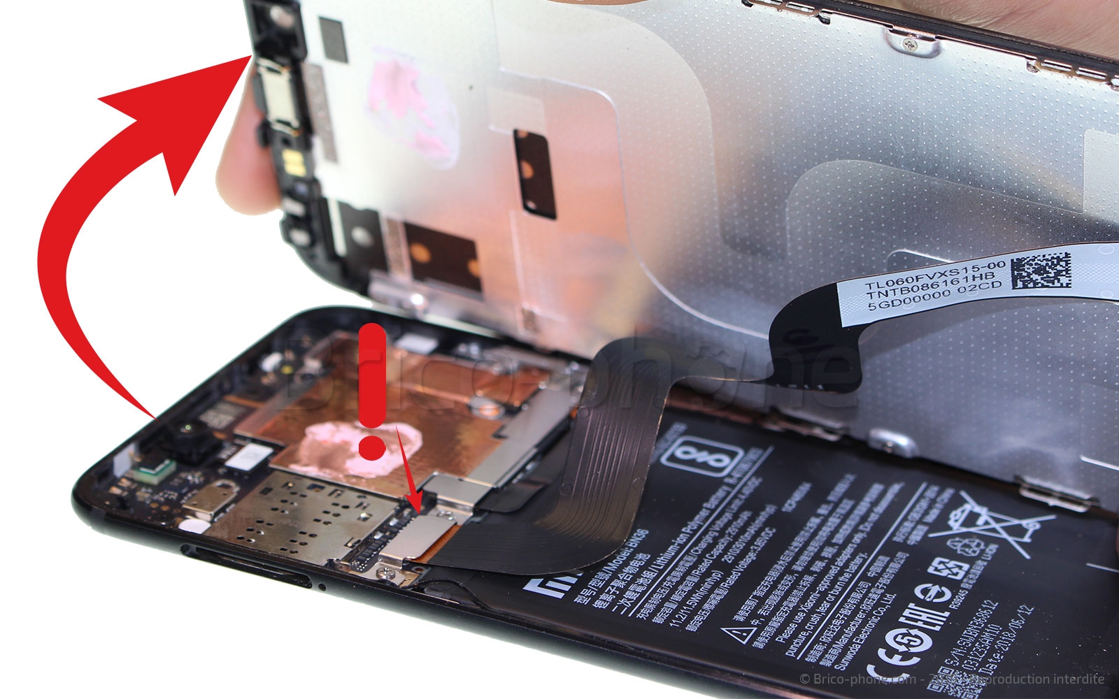 Changement de batterie sur Mi A2 photo 2