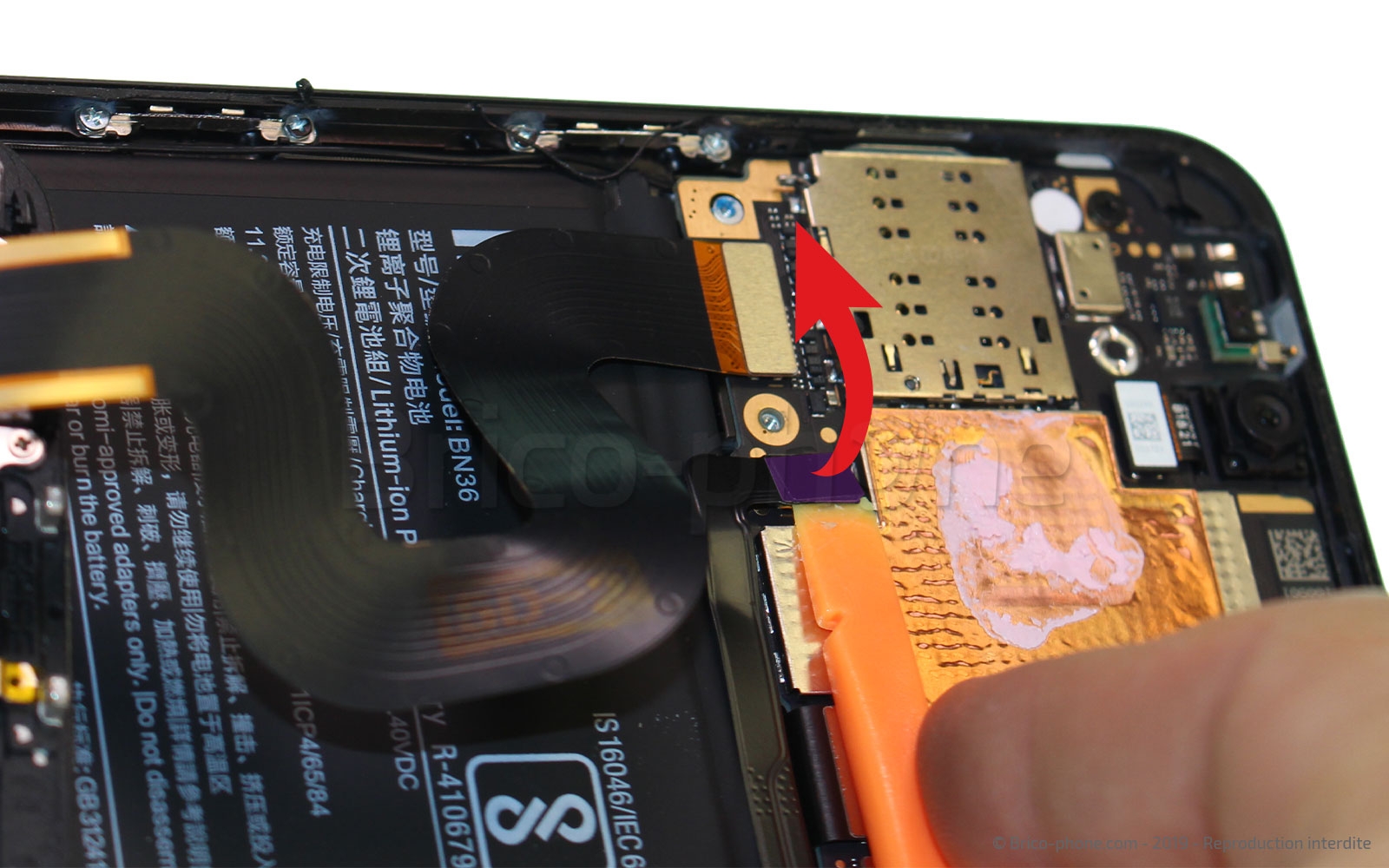 Changement de batterie sur Mi A2 photo 1