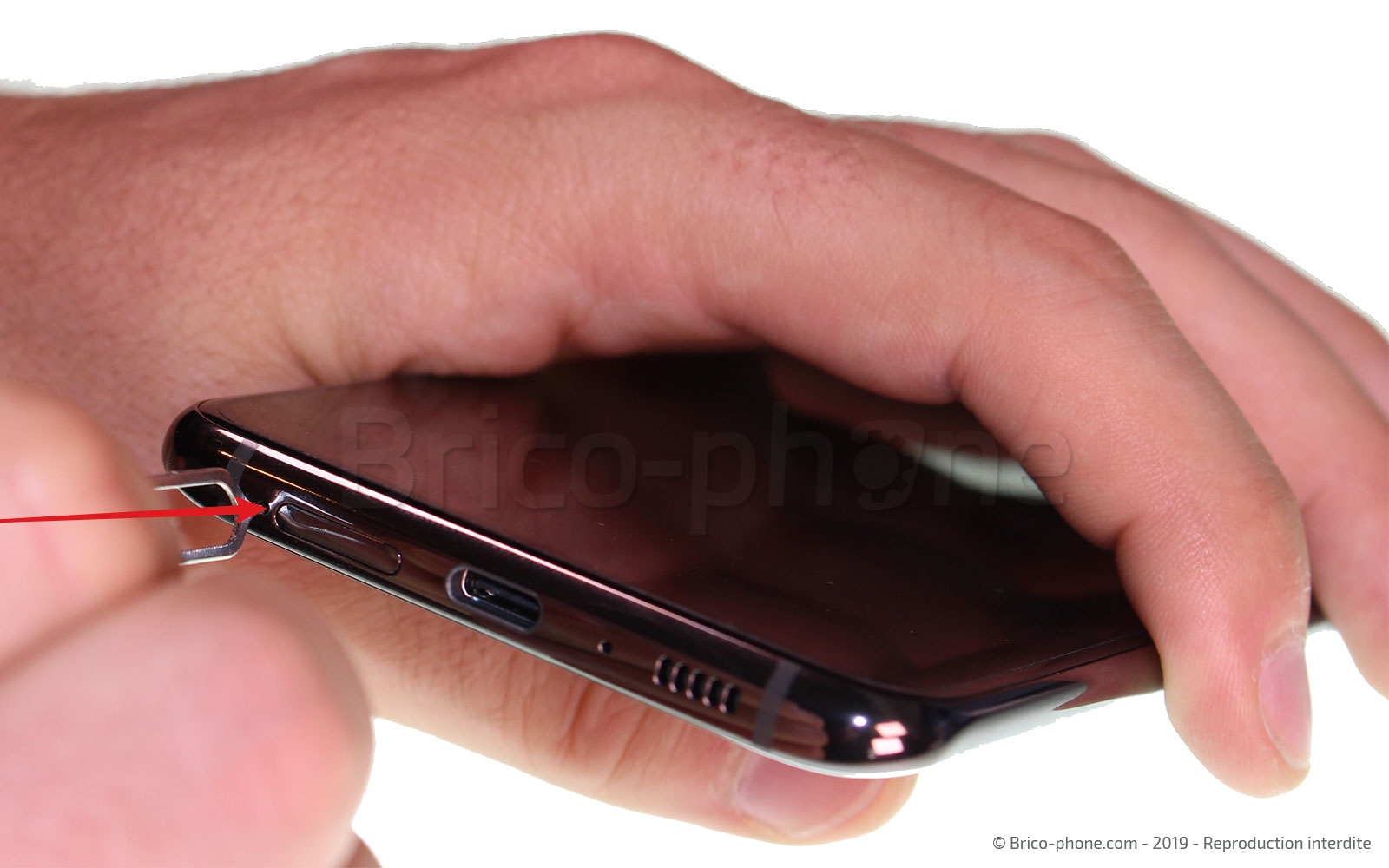 Changement de vitre arrière sur Galaxy A80 photo 2