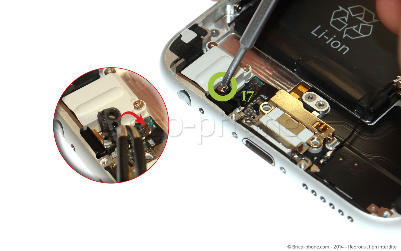 Changement du connecteur de charge sur iPhone 6 photo 2