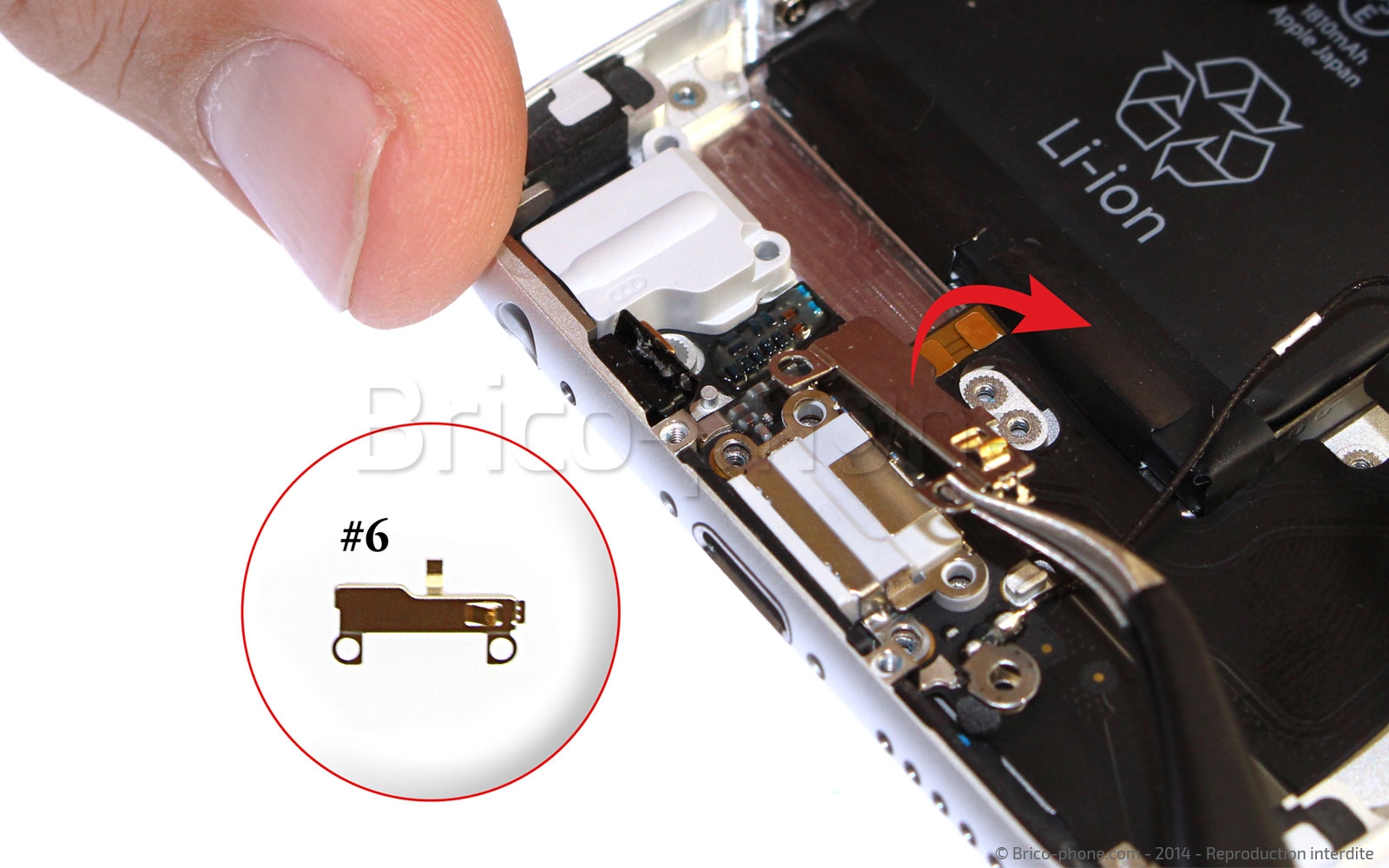 Changement du connecteur de charge sur iPhone 6 photo 1