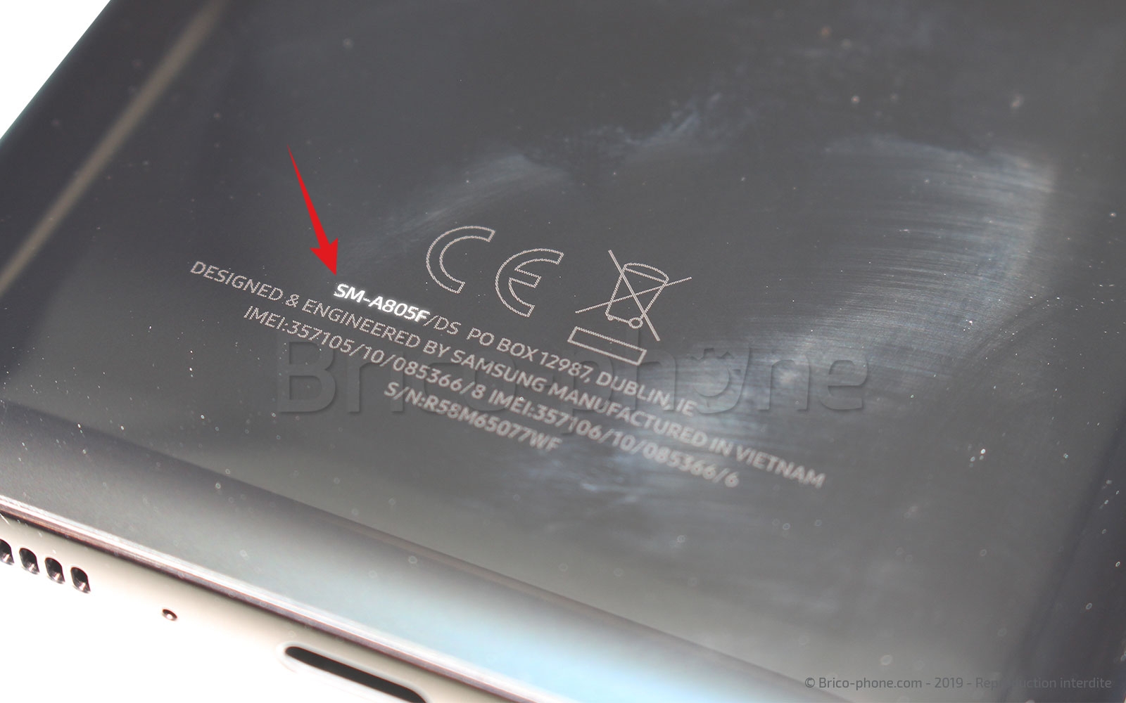 Changement de connecteur de charge sur Galaxy A80 photo 1