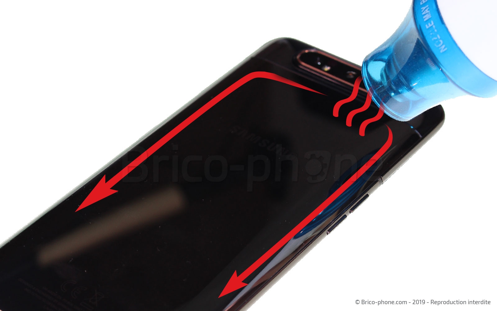 Changement de connecteur de charge sur Galaxy A80 photo 2