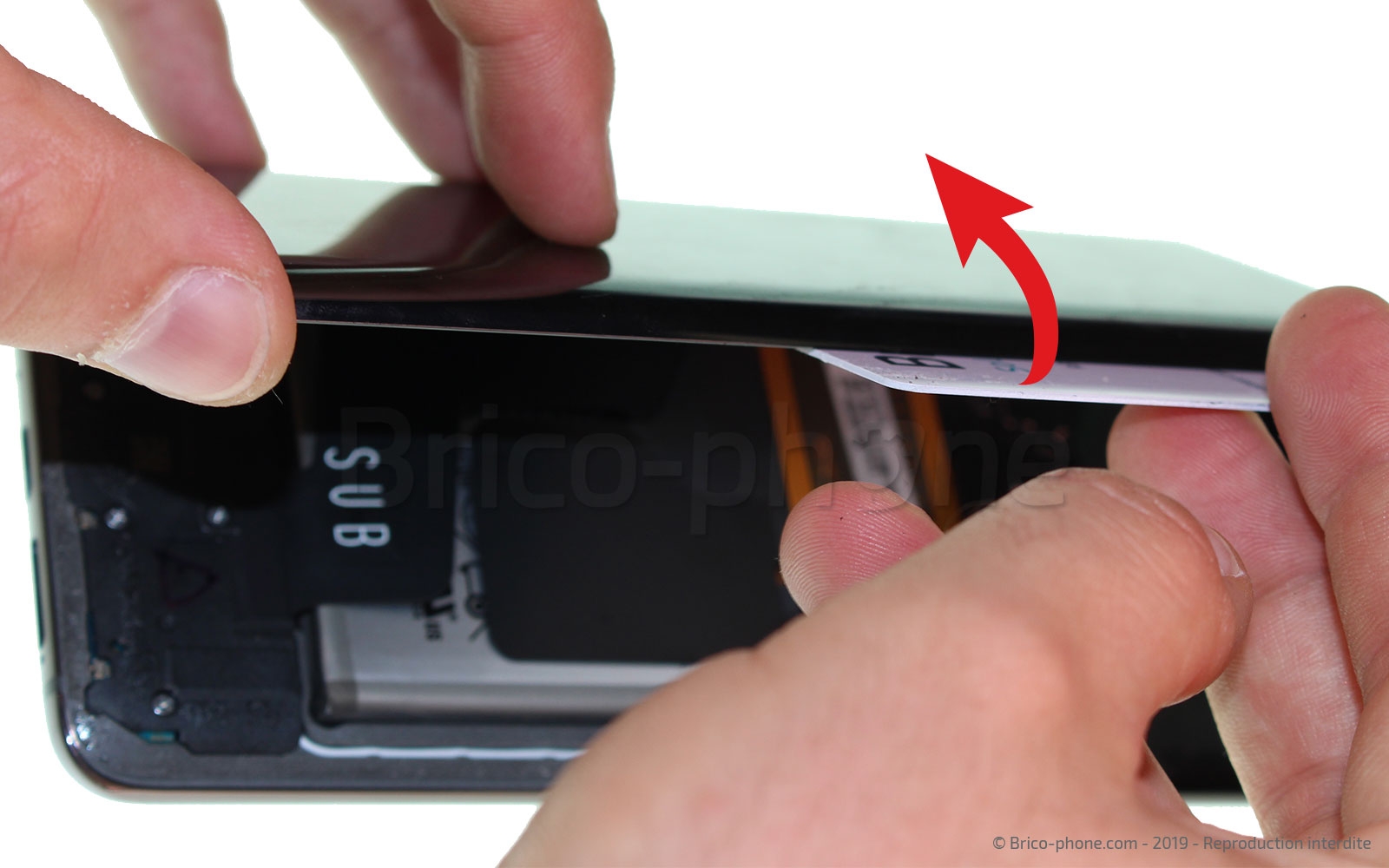 Changement de connecteur de charge sur Galaxy A80 photo 3