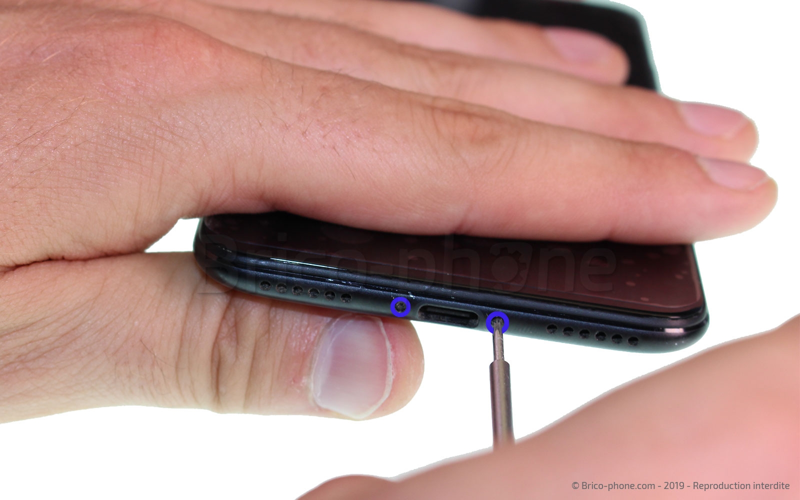 Changement de bloc écran avec châssis sur Mi A2 photo 1