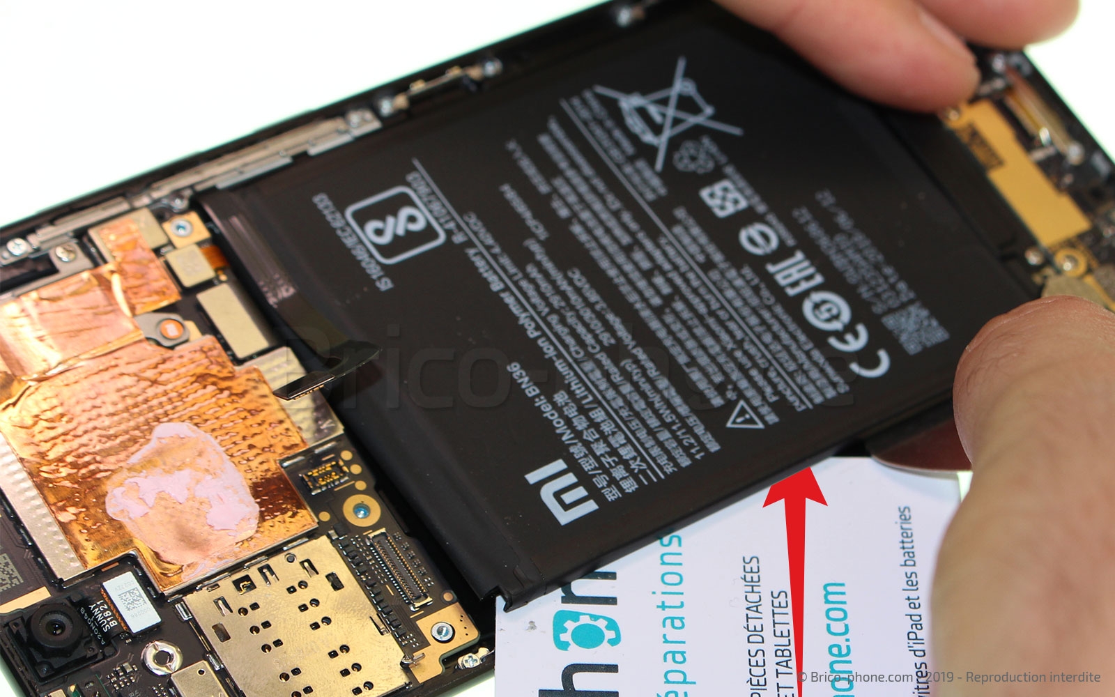 Changement de coque arrière sur Mi A2 photo 1