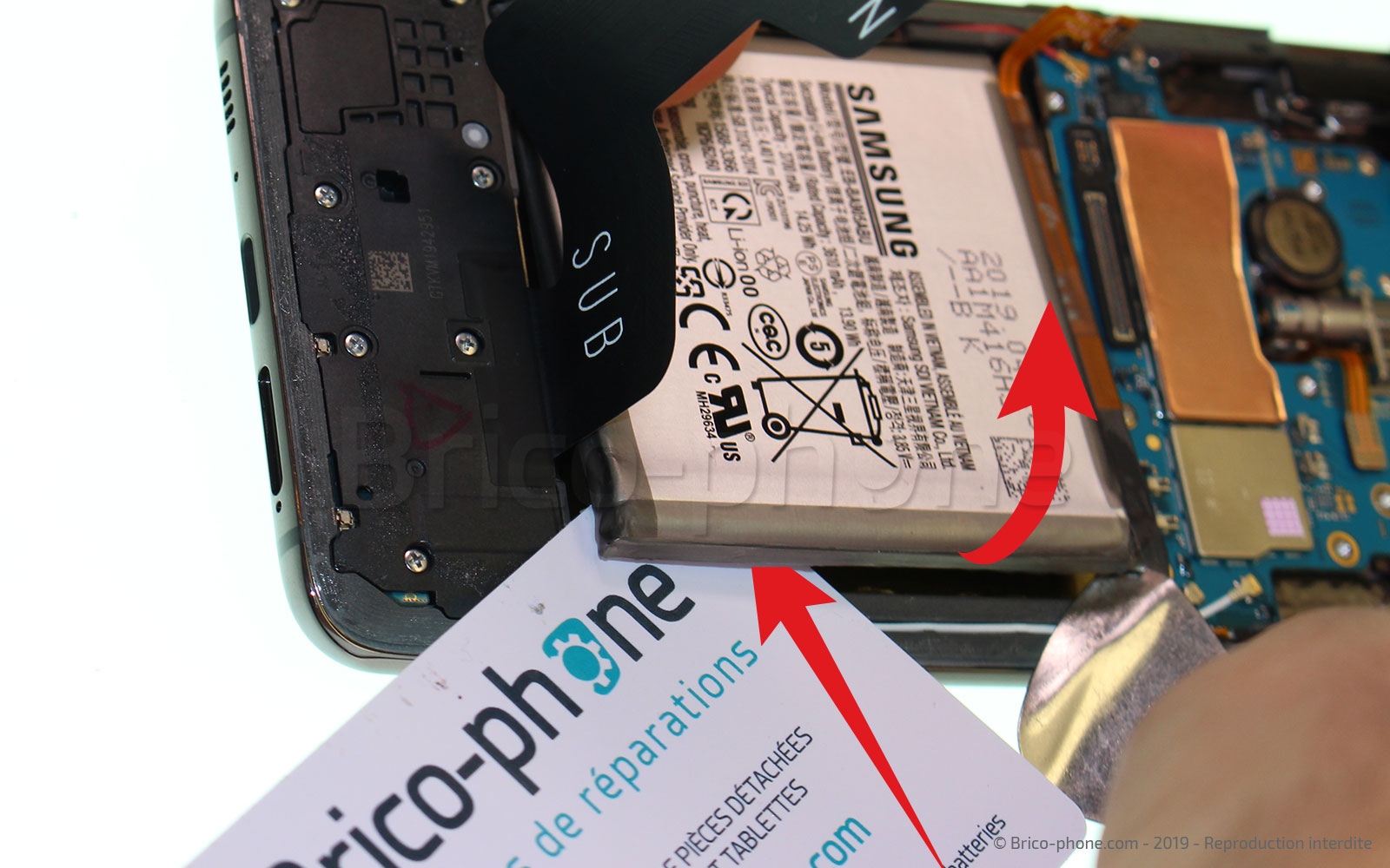 Changement de Batterie sur Galaxy A80 photo 1