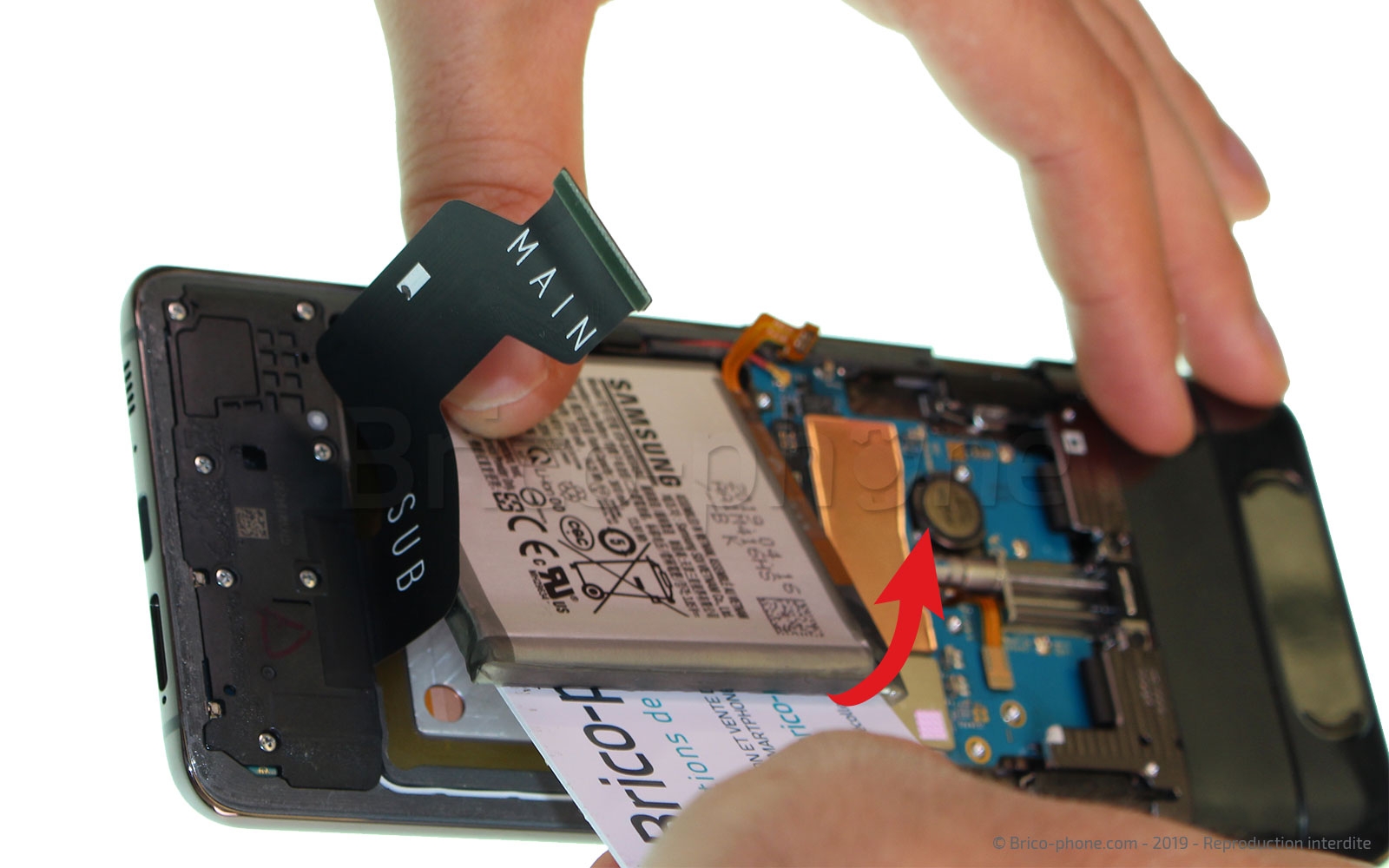 Changement de Batterie sur Galaxy A80 photo 2