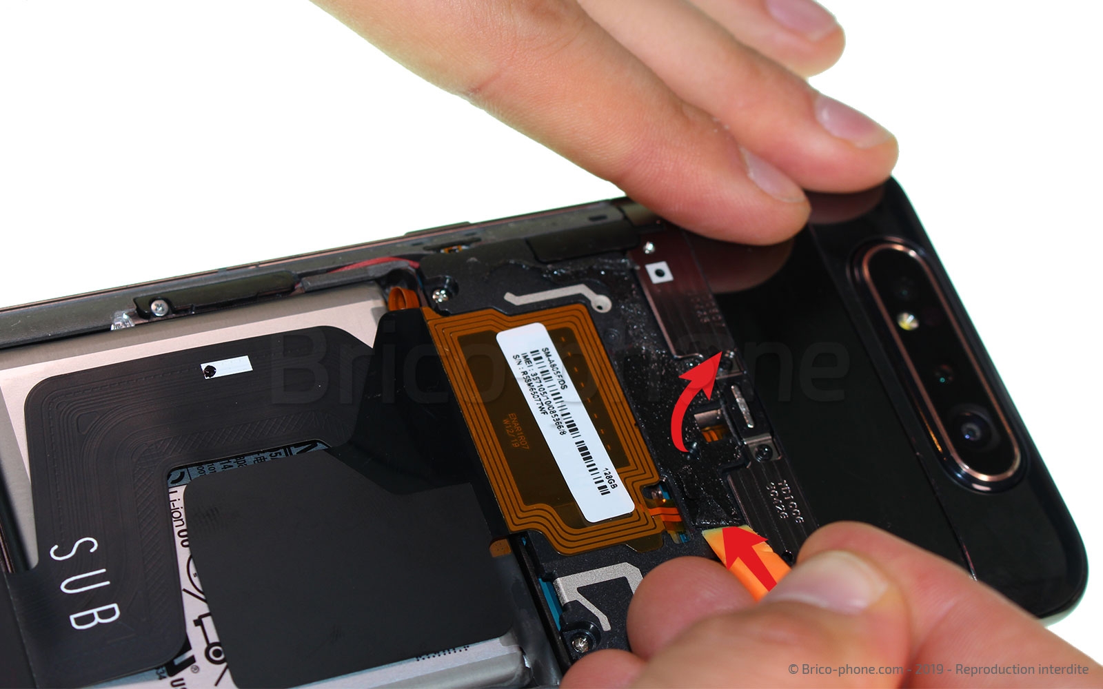 Changement de Batterie sur Galaxy A80 photo 1