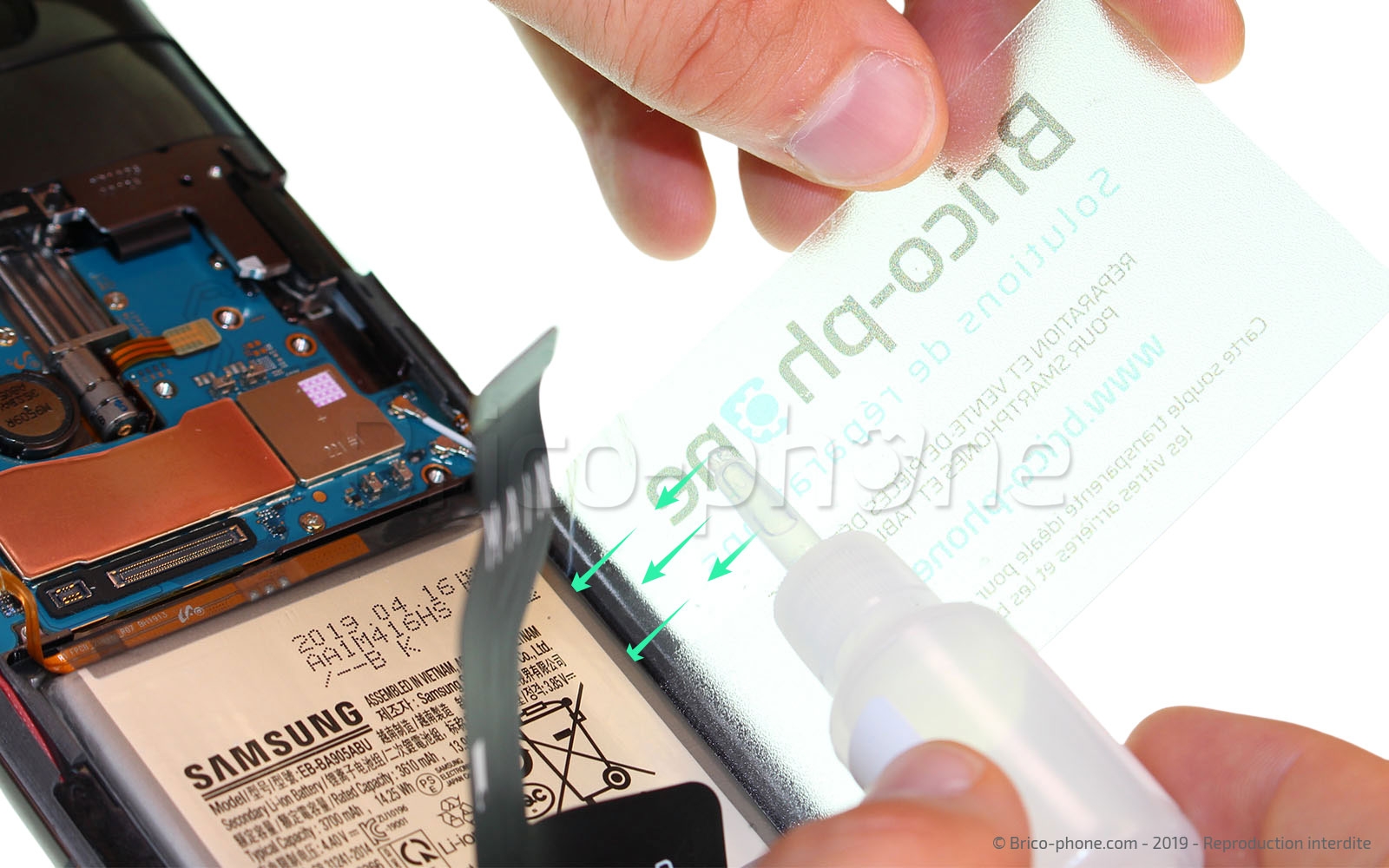 Changement de Batterie sur Galaxy A80 photo 1