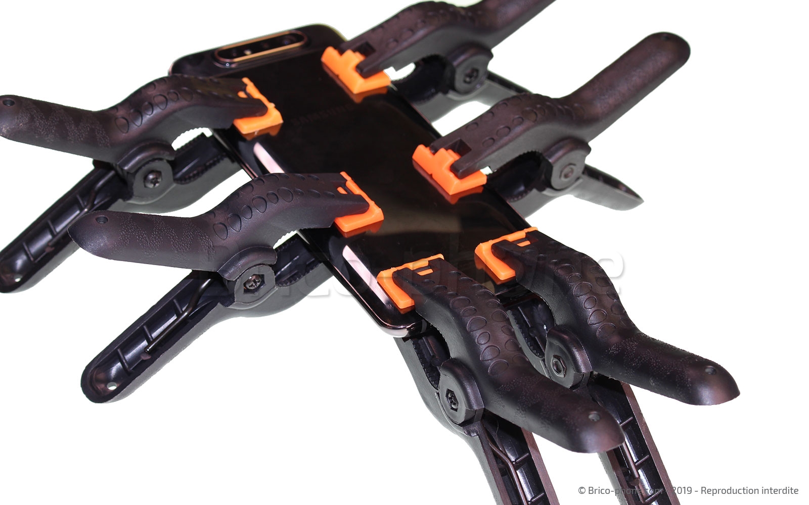 Changement de bloc écran avec châssis sur Galaxy A80 photo 2