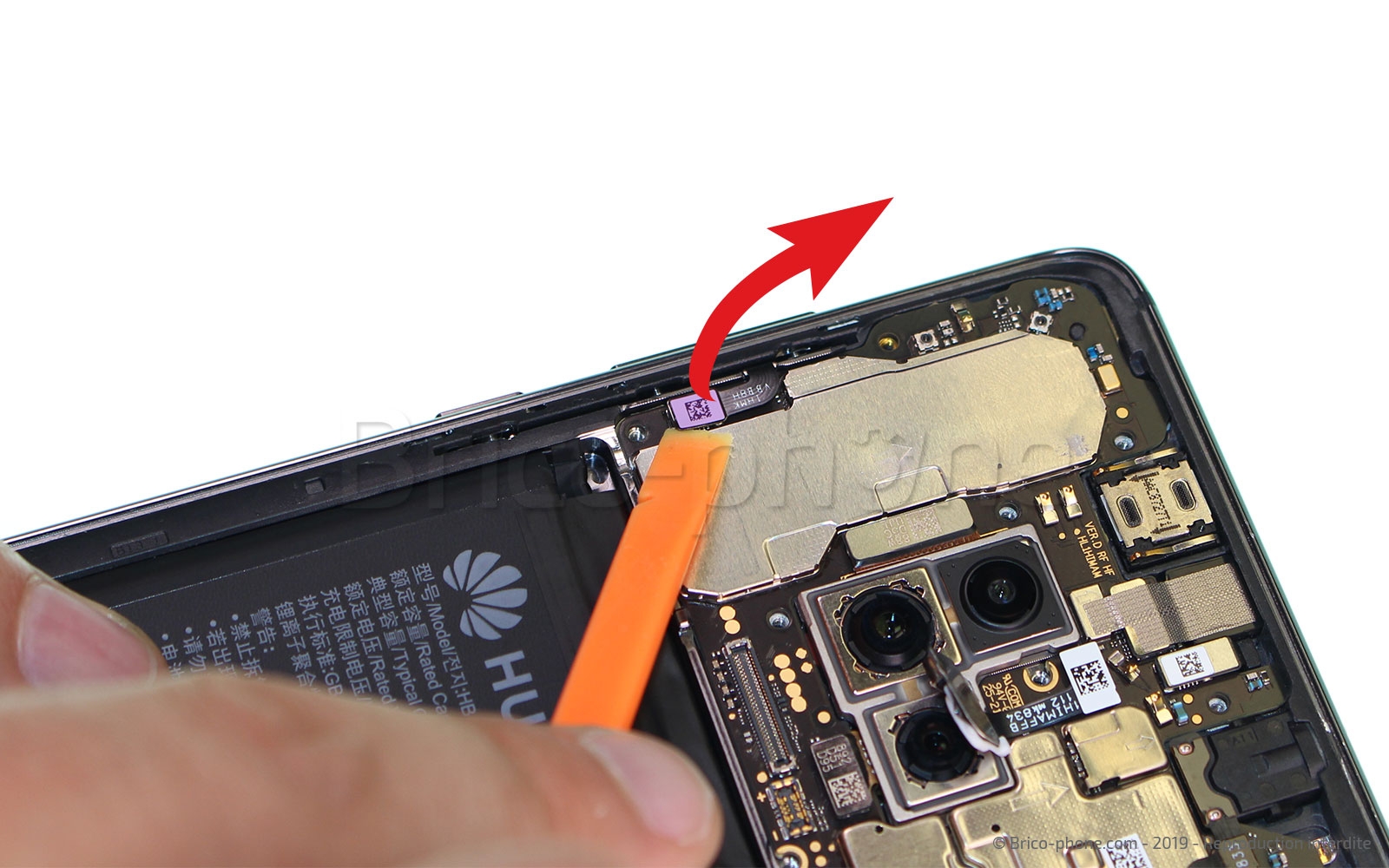 Changement de bloc écran avec châssis sur Mate 20 photo 2