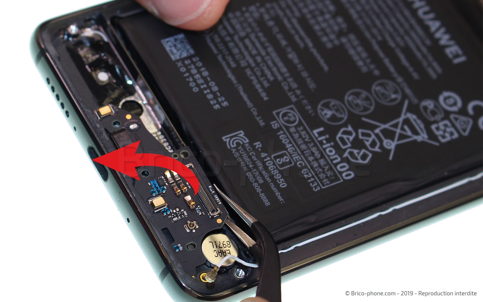 Changement de bloc écran avec châssis sur Mate 20 photo 3