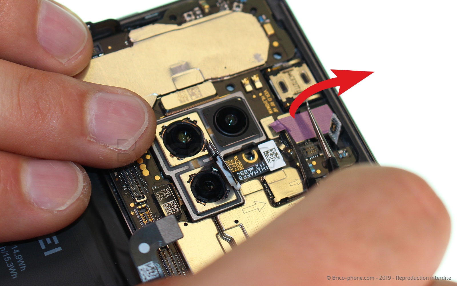 Changement de bloc écran avec châssis sur Mate 20 photo 1