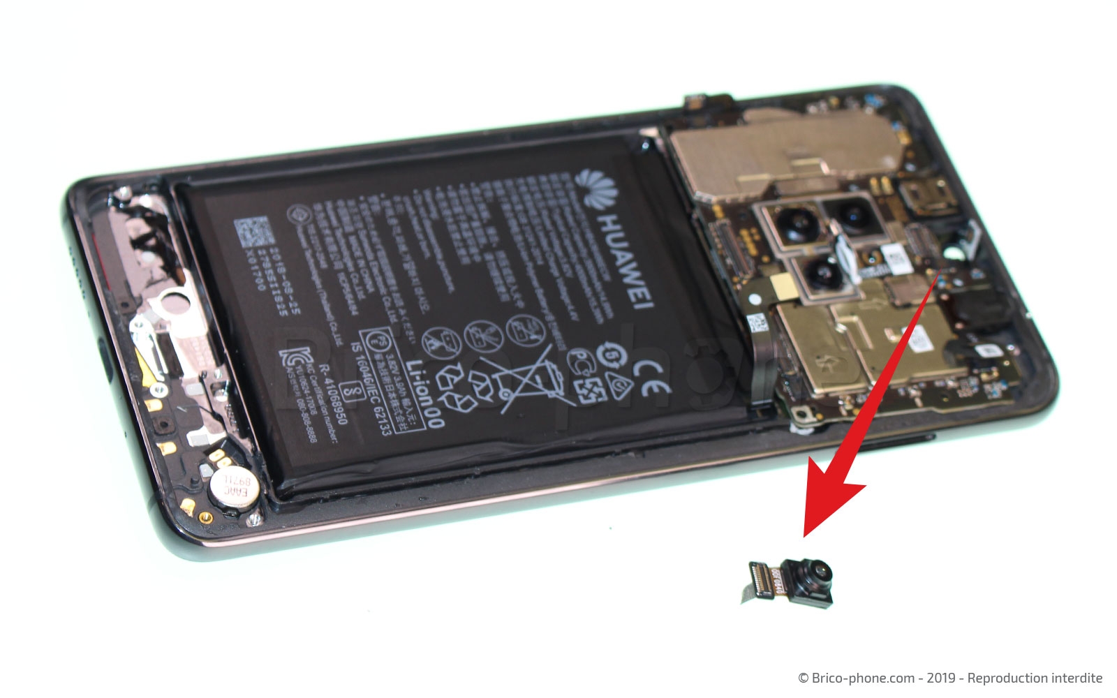 Changement de bloc écran avec châssis sur Mate 20 photo 3