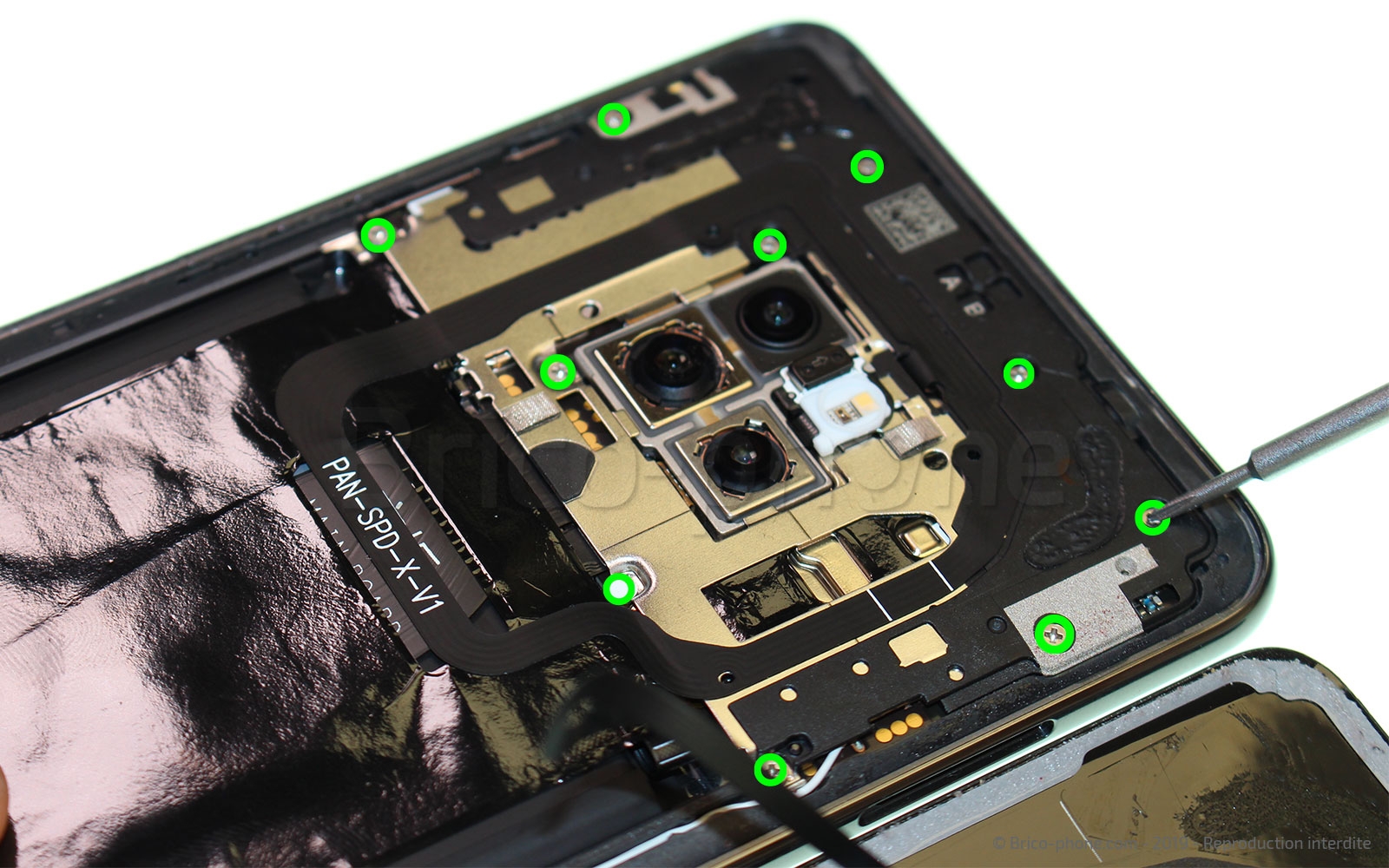 Changement de bloc écran avec châssis sur Mate 20 photo 1