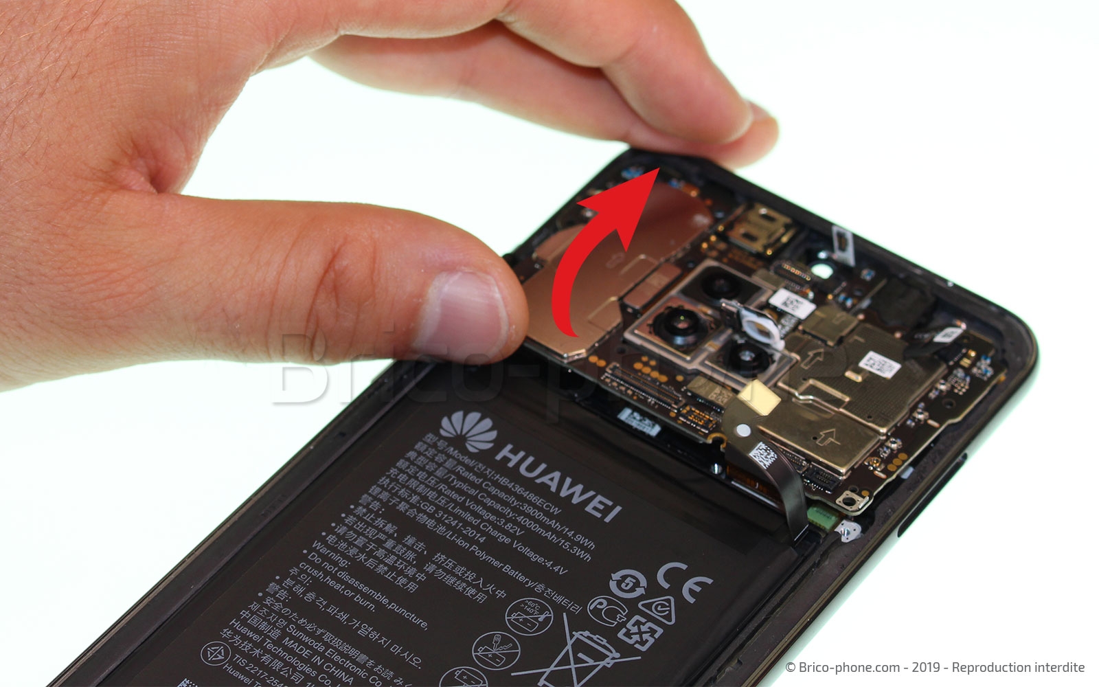 Changement de bloc écran avec châssis sur Mate 20 photo 2