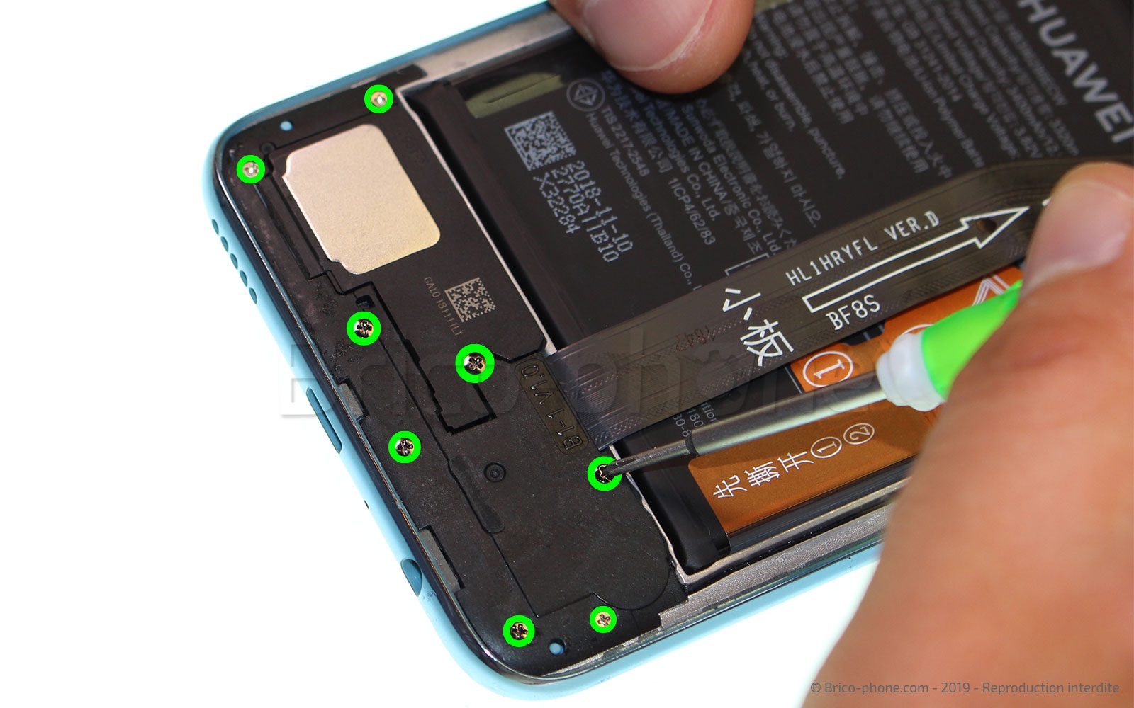 Changement de connecteur de charge sur Honor 10 Lite photo 1