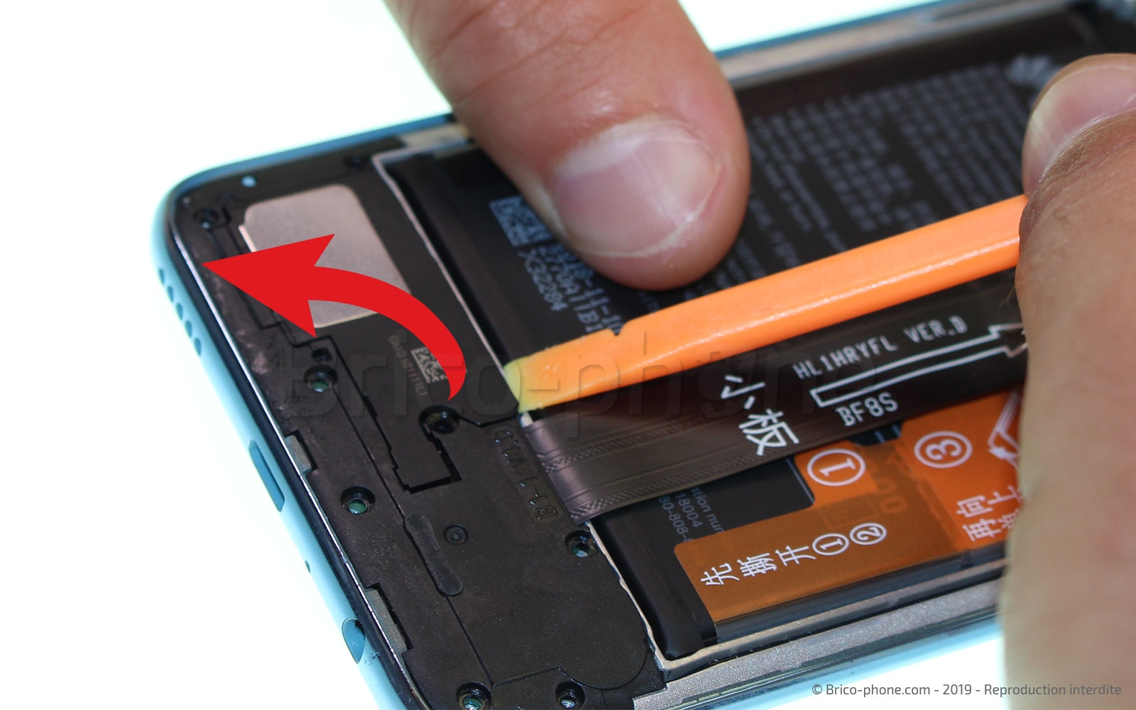 Changement de connecteur de charge sur Honor 10 Lite photo 2