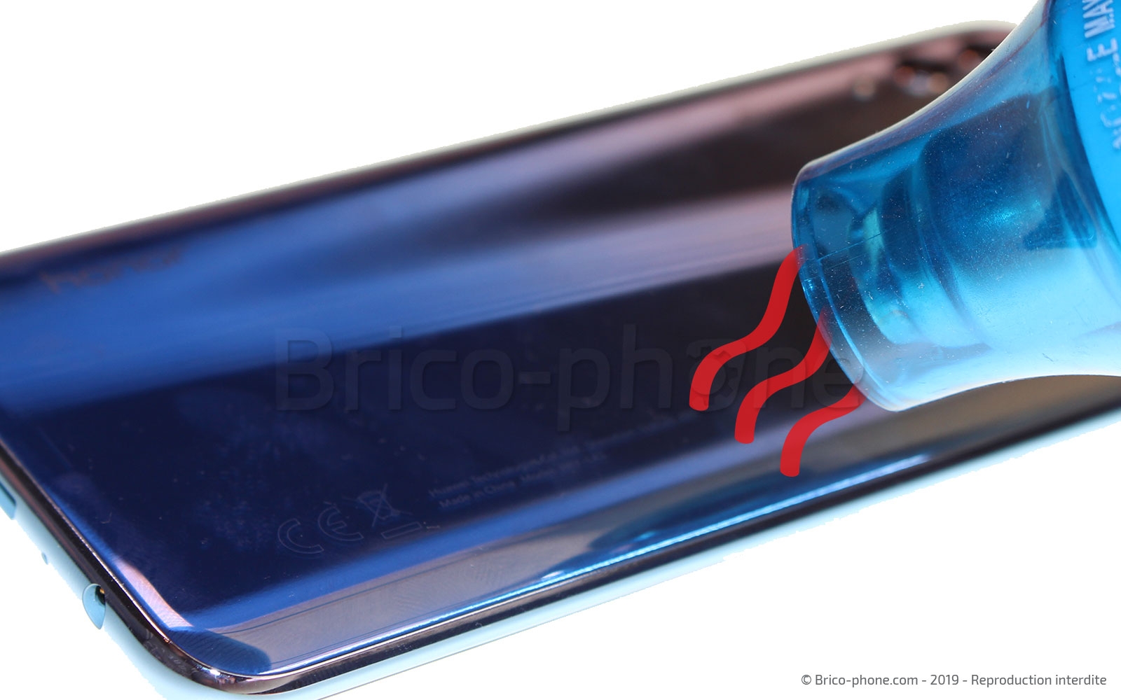 Changement de coque arrière sur Honor 10 Lite photo 2