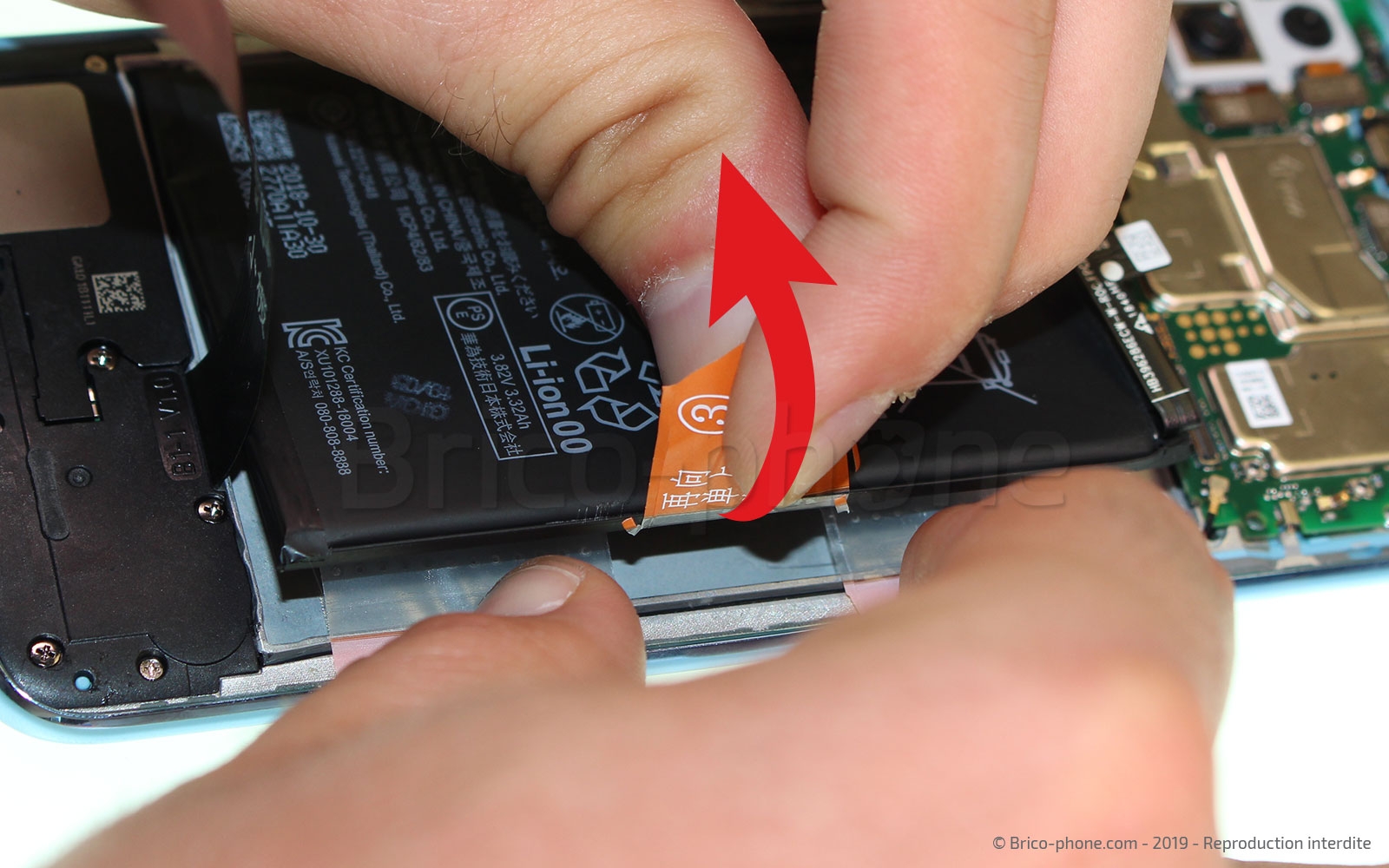 Changement de bloc écran (vitre + LCD) sur Honor 10 Lite photo 3