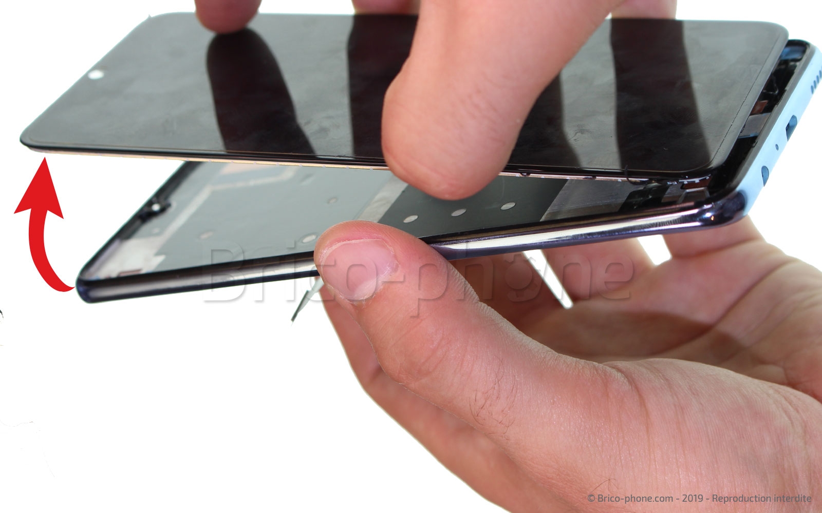 Changement de bloc écran (vitre + LCD) sur Honor 10 Lite photo 1