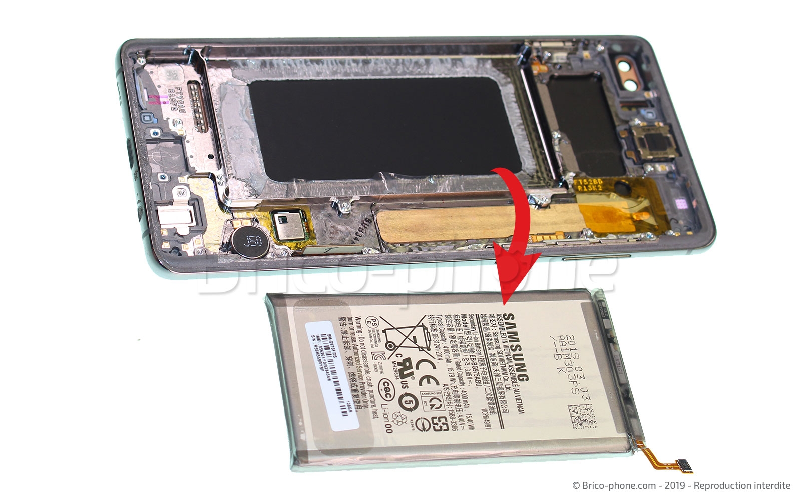 Démontage complet sur Galaxy S10 Plus photo 2