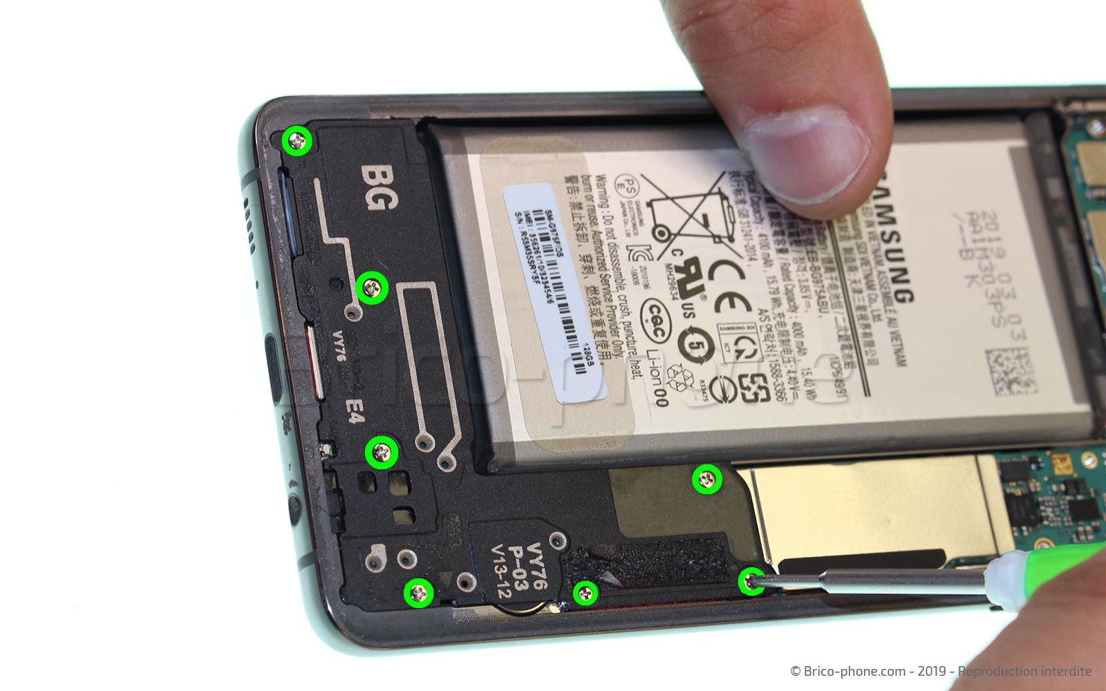 Démontage complet sur Galaxy S10 Plus photo 1