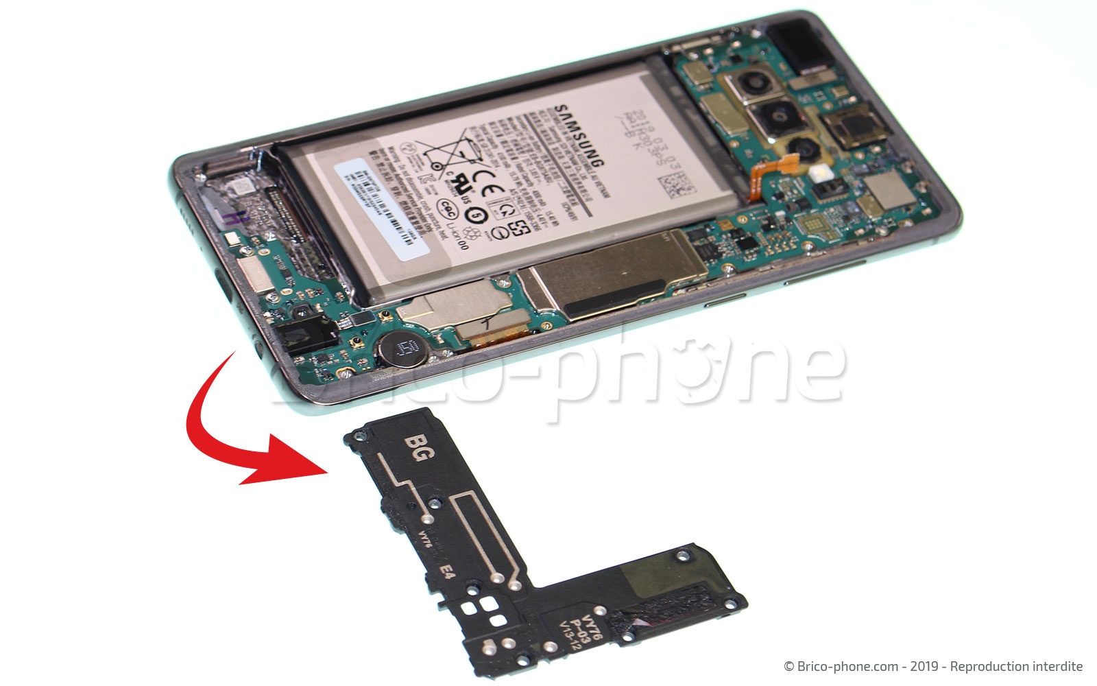 Démontage complet sur Galaxy S10 Plus photo 3