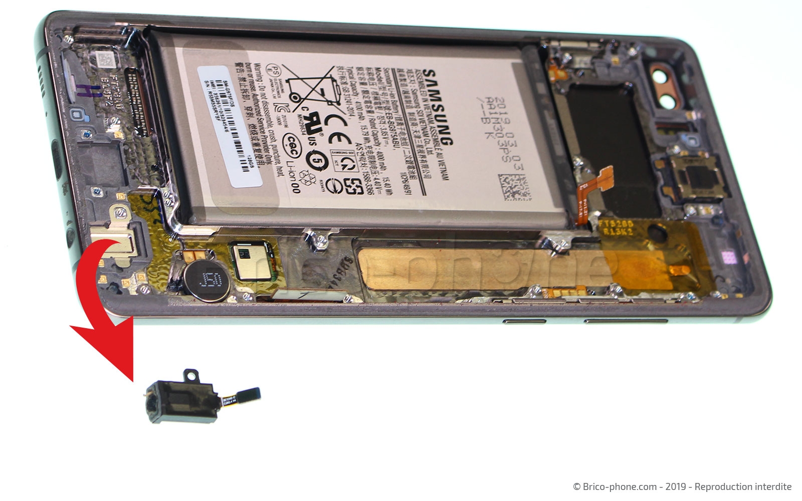 Démontage complet sur Galaxy S10 Plus photo 2