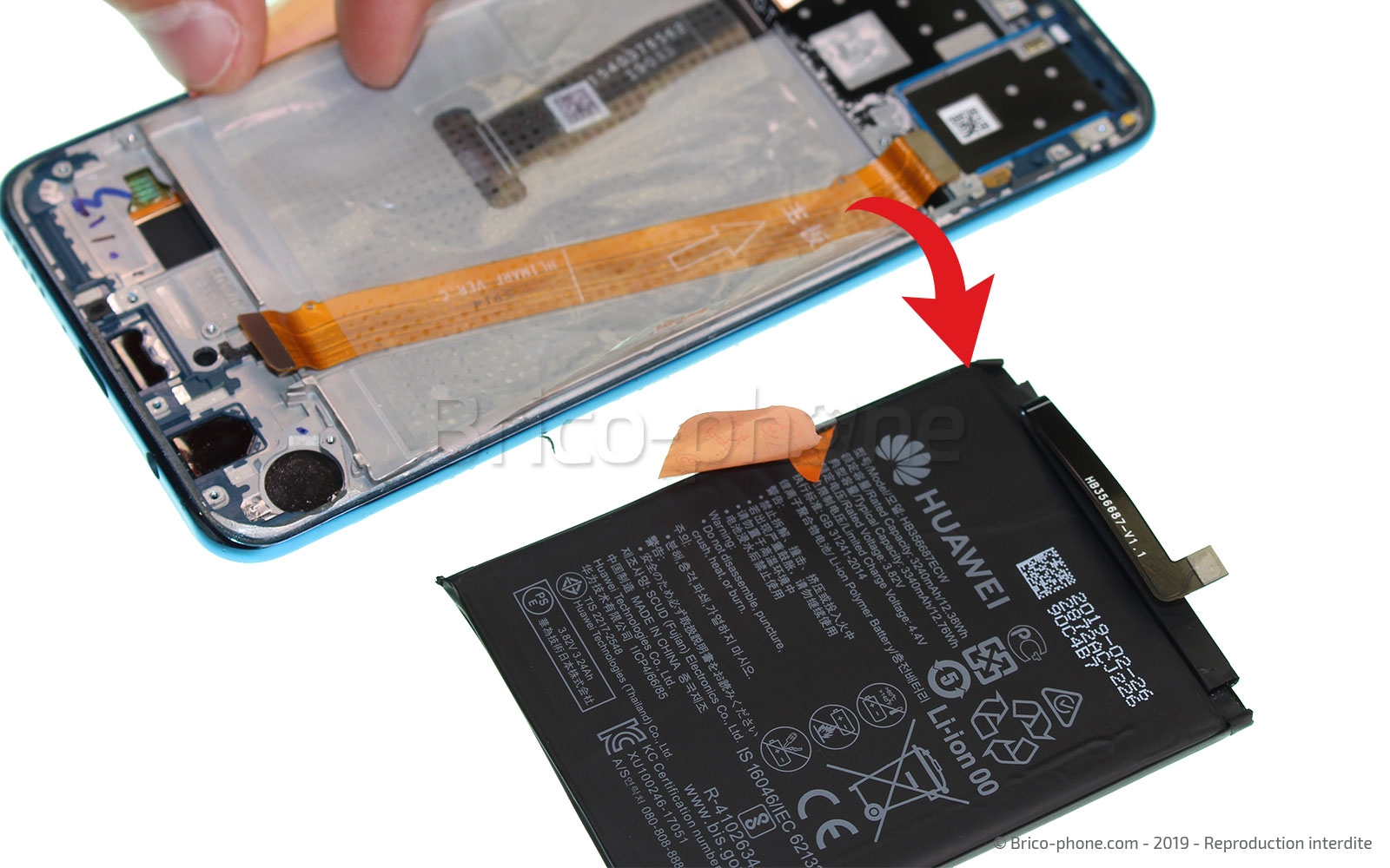 Démontage complet sur P30 Lite photo 4