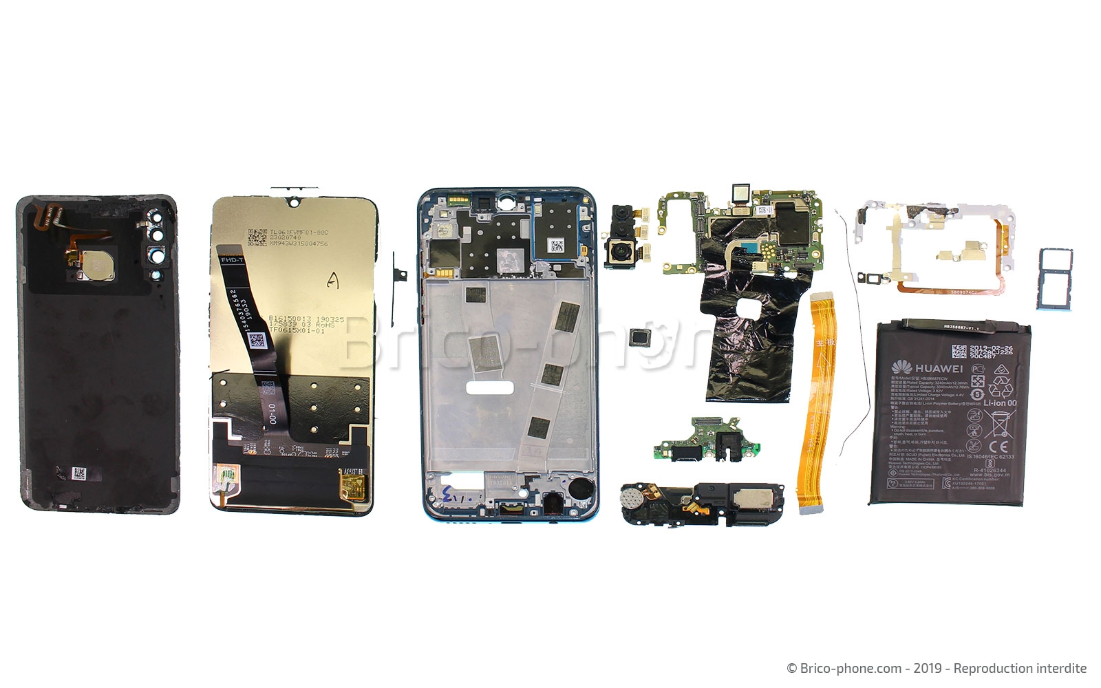 Démontage complet sur P30 Lite photo 1