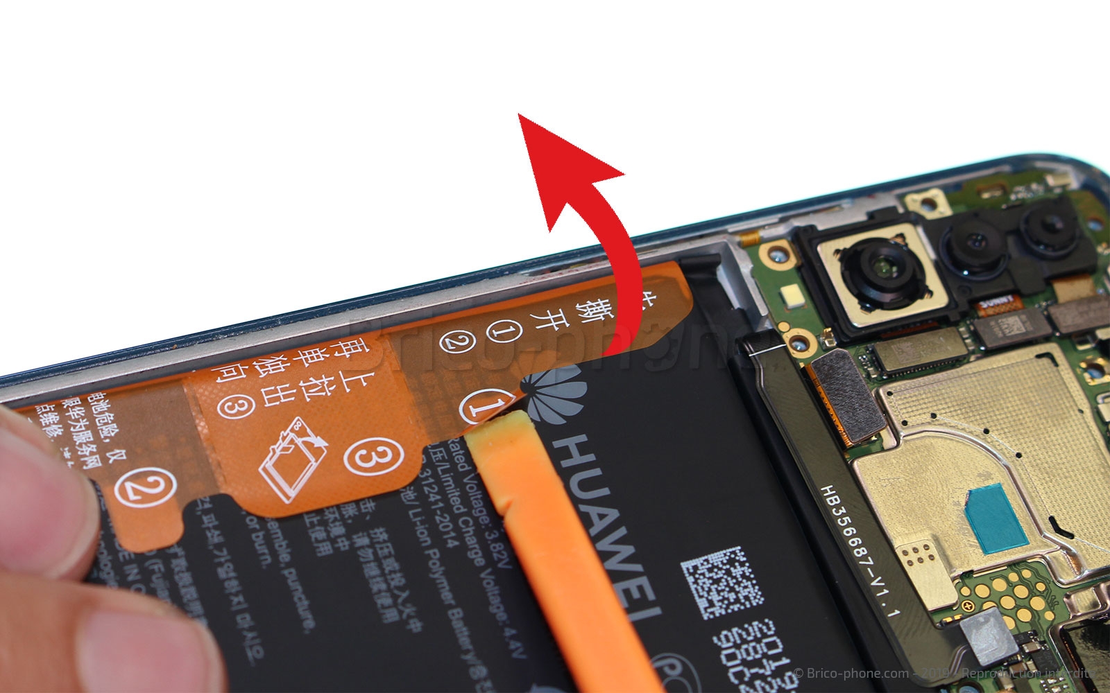 Changement de batterie sur P30 Lite photo 1