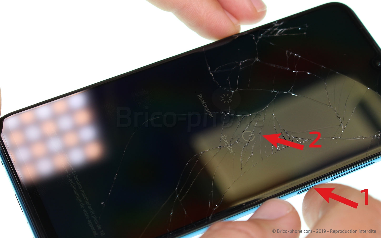 Changement de bloc écran avec batterie sur P30 Lite photo 1