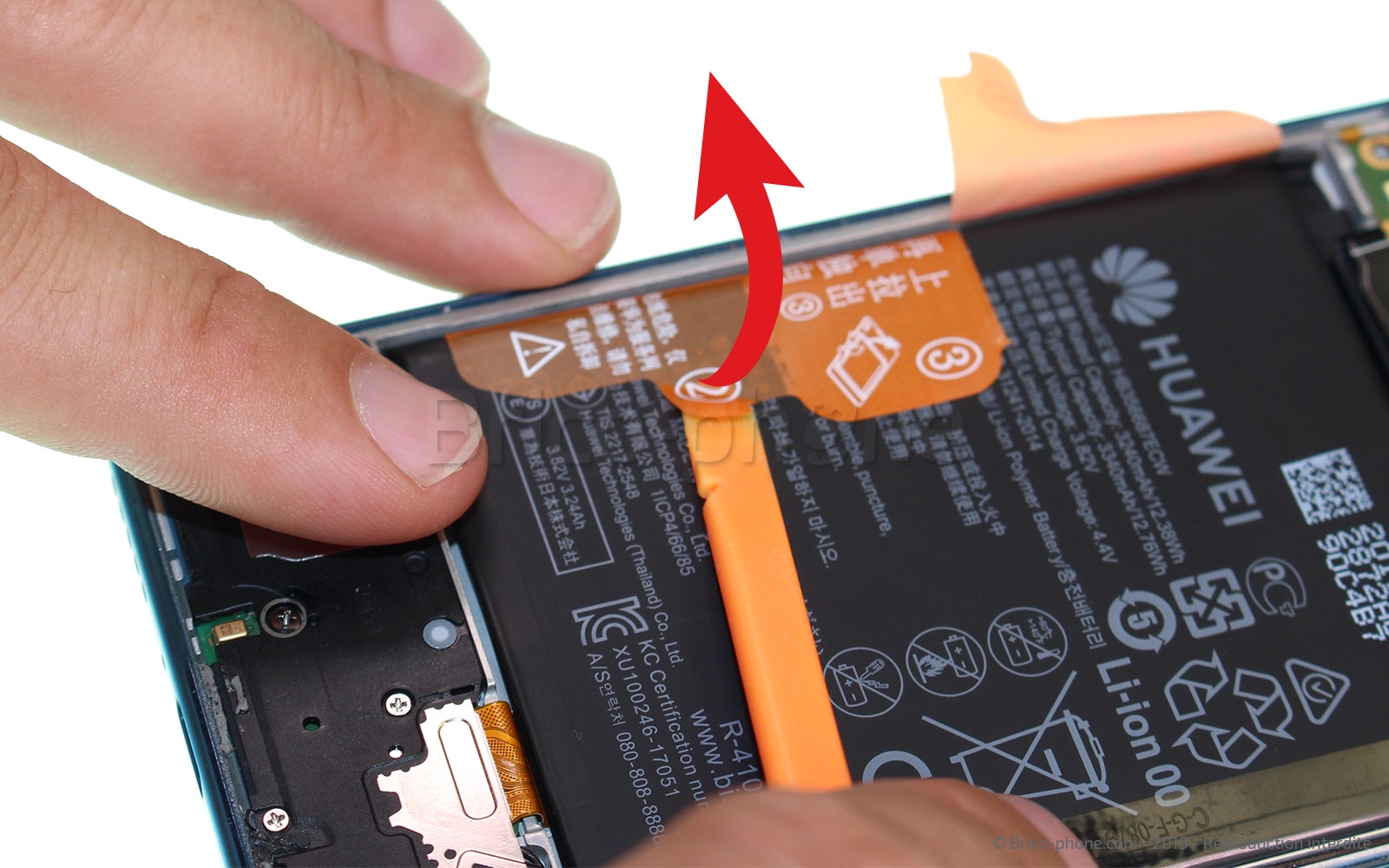 Changement de bloc écran (vitre + LCD) sur P30 Lite photo 2