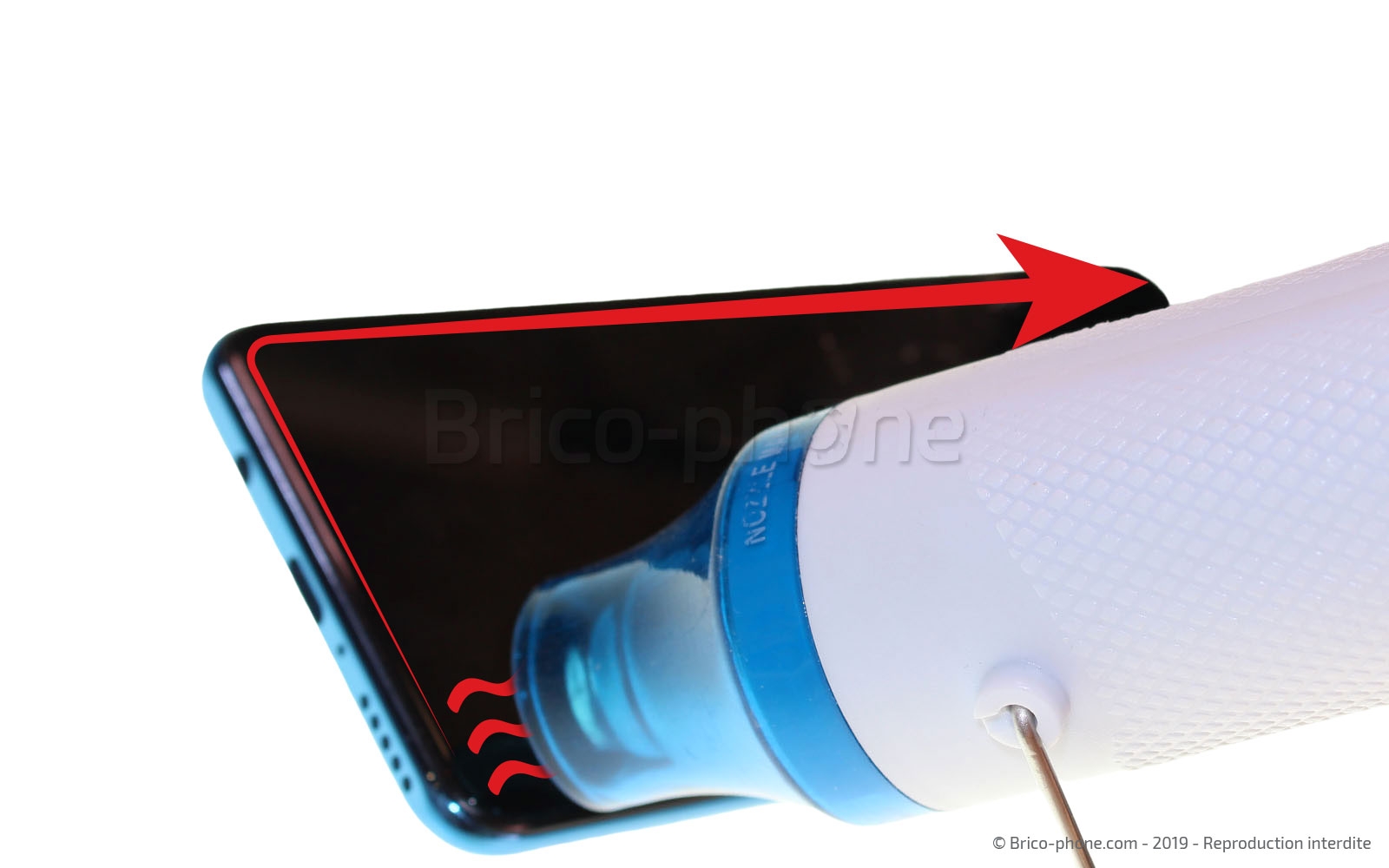 Changement de bloc écran (vitre + LCD) sur P30 Lite photo 3